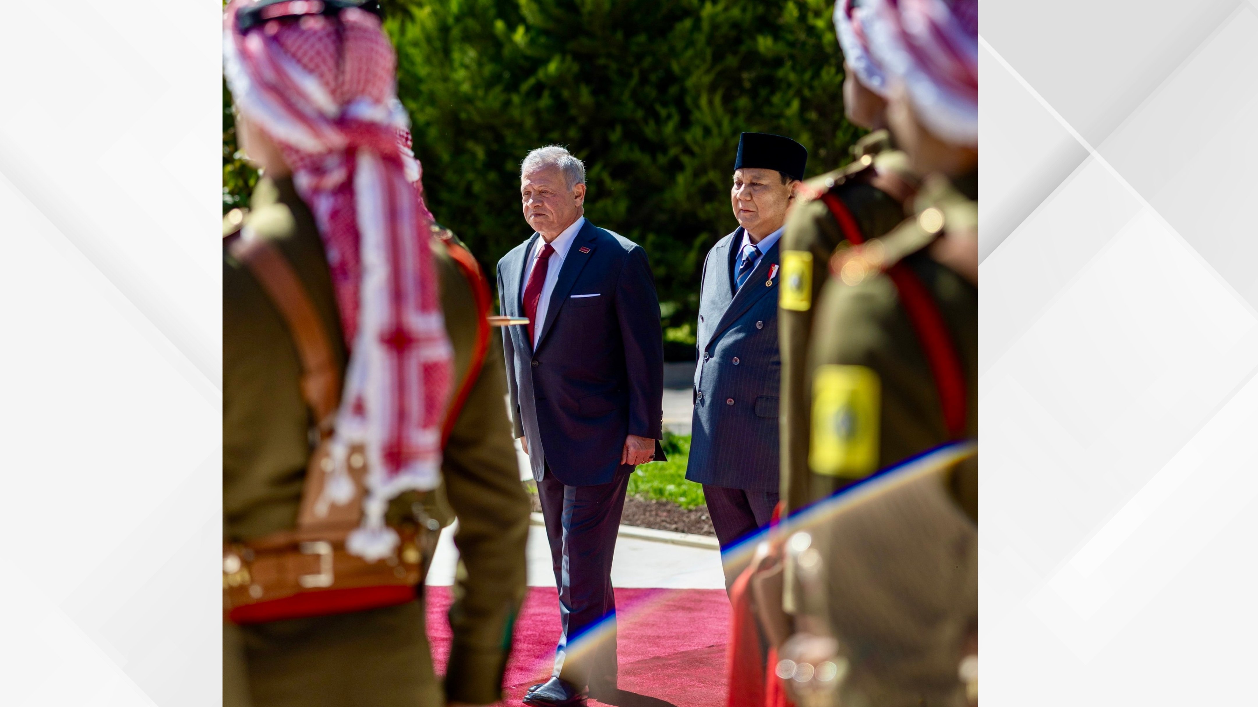 King, Indonesia president hold talks at Basman Palace