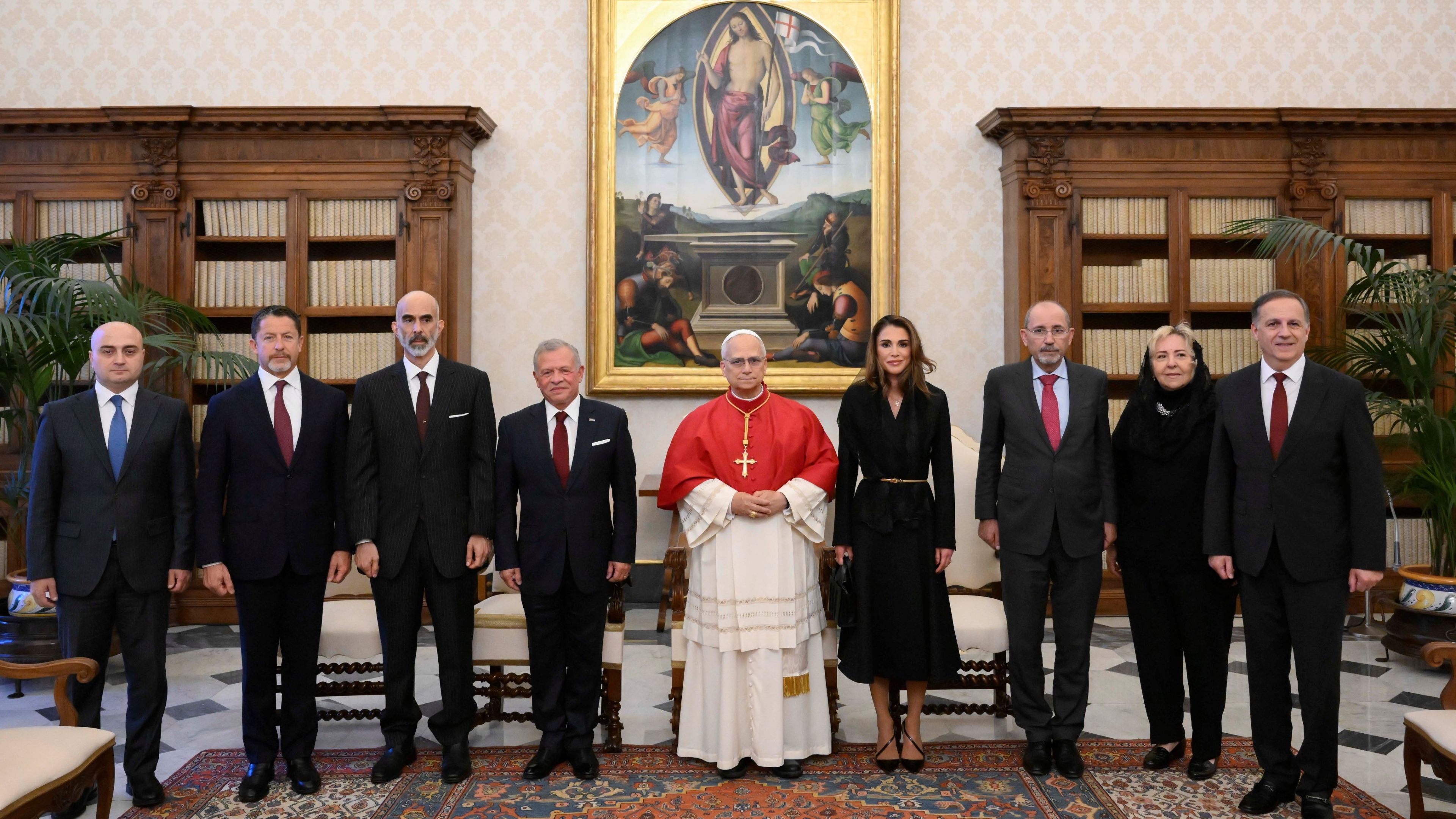 King, Queen meet with Pope Leo XIV