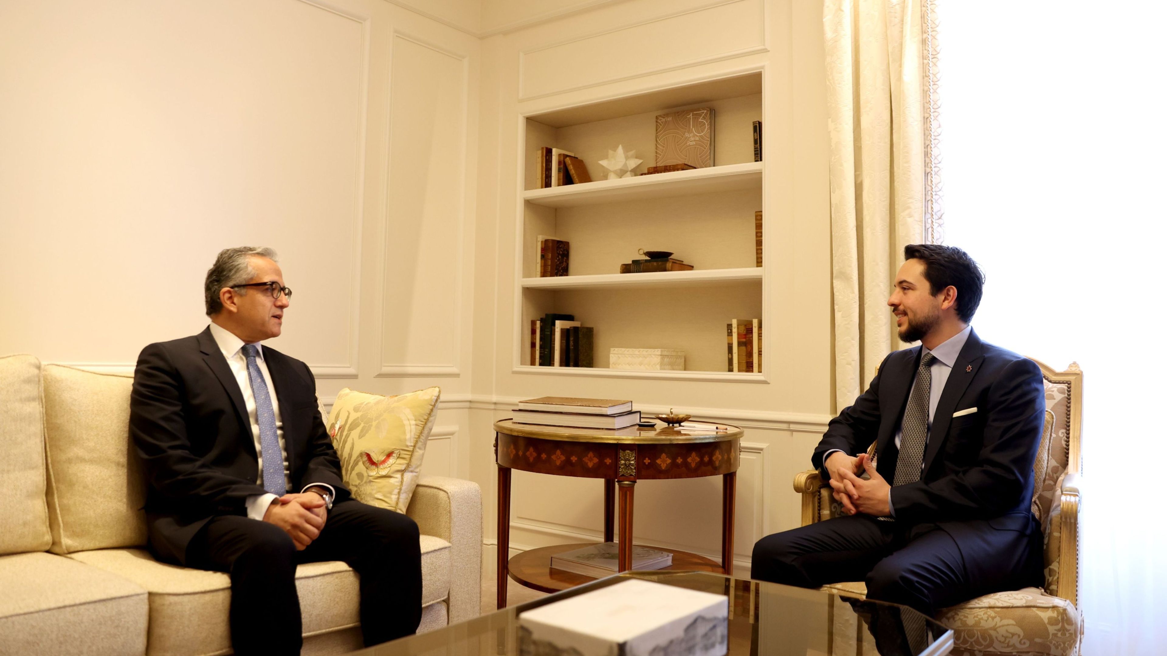 Crown Prince meets with newly elected UNESCO director general