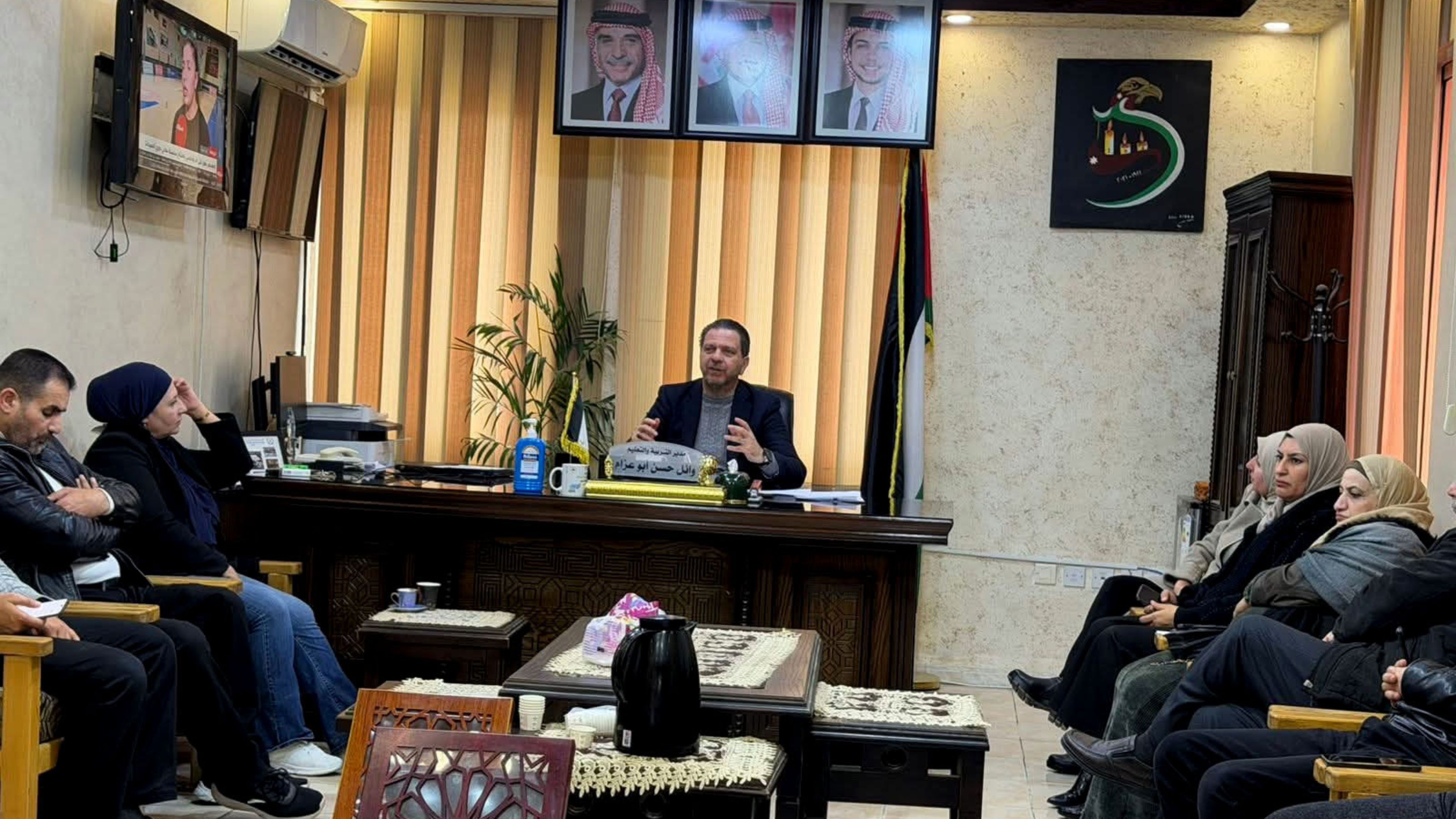 تربية جرش تبحث جاهزية الفصل الدراسي الثاني