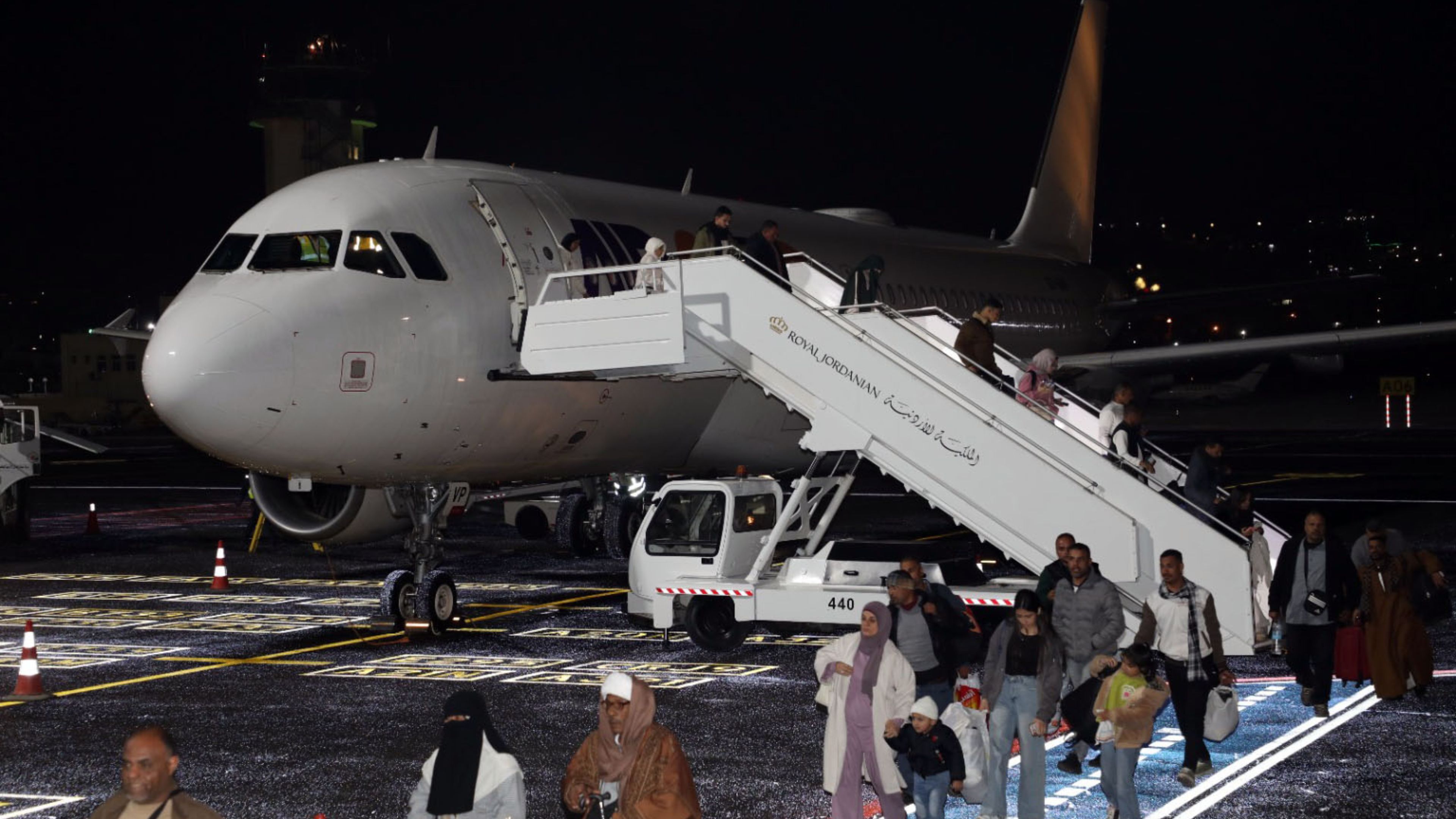 First Commercial Flight Lands at Amman City Airport After Reopening