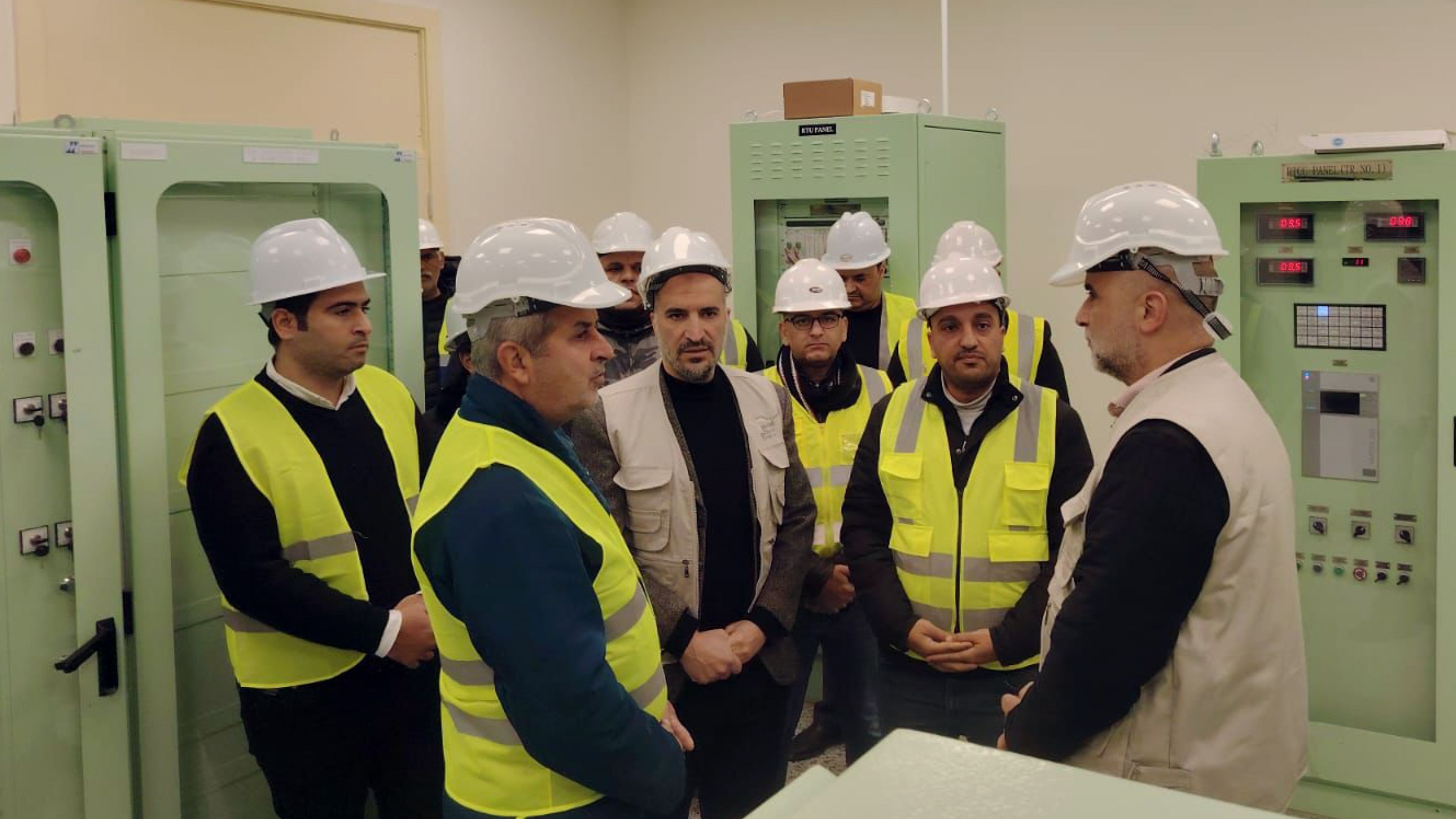 Energy Minister checks on Jerash Industrial Substation project