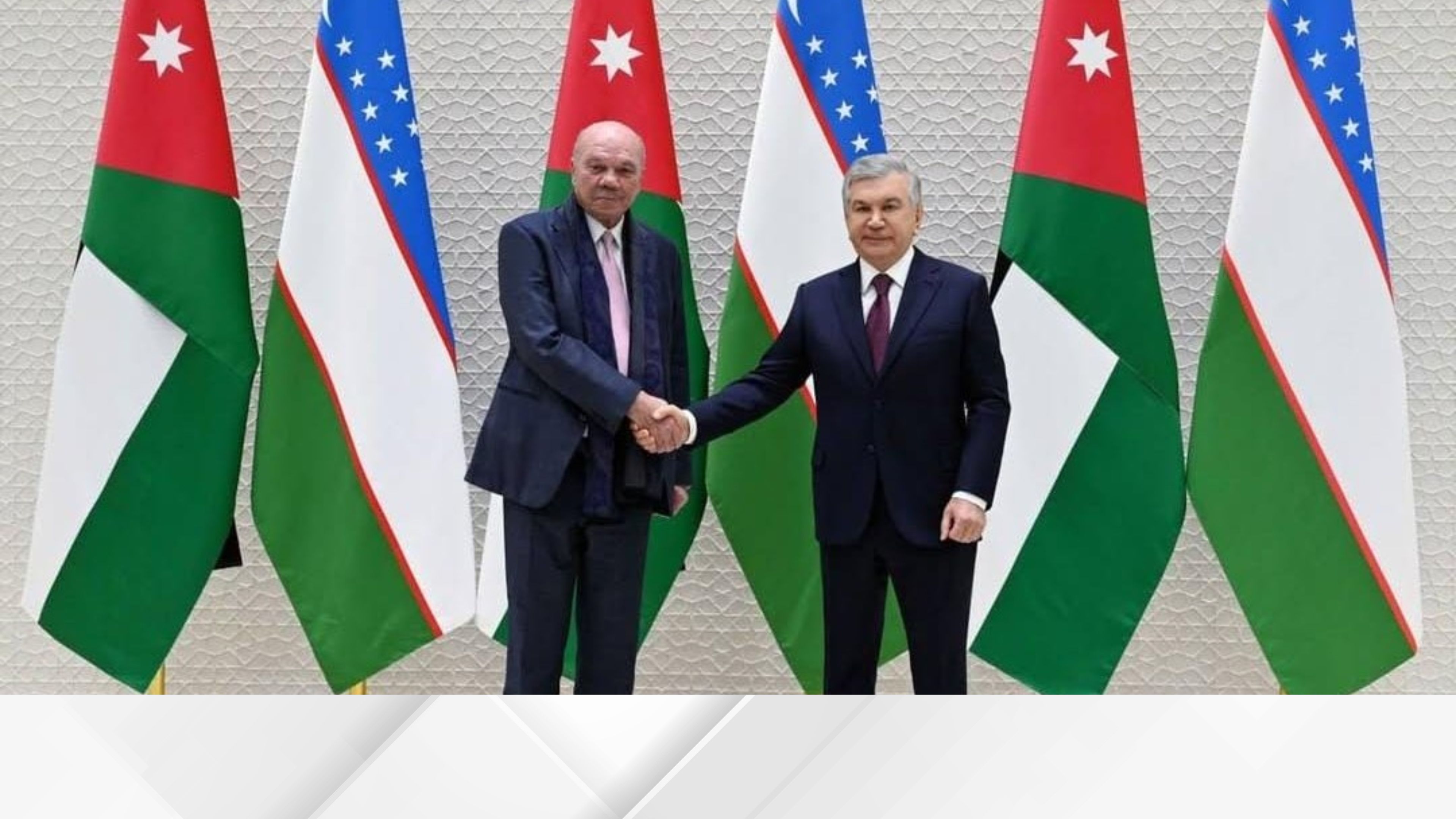 Al-Fayez Conveys King's Message to Uzbekistan President