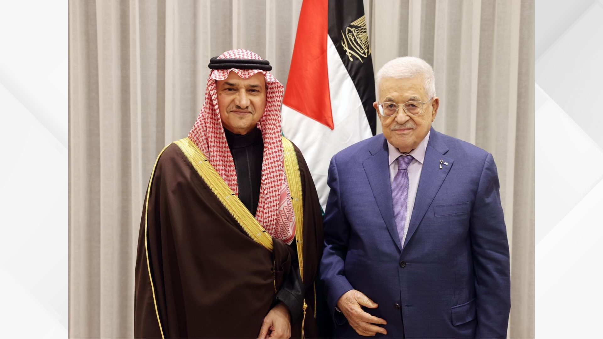 Saudi Ambassador to Jordan Presents Credentials as Non-Resident Envoy to Palestine