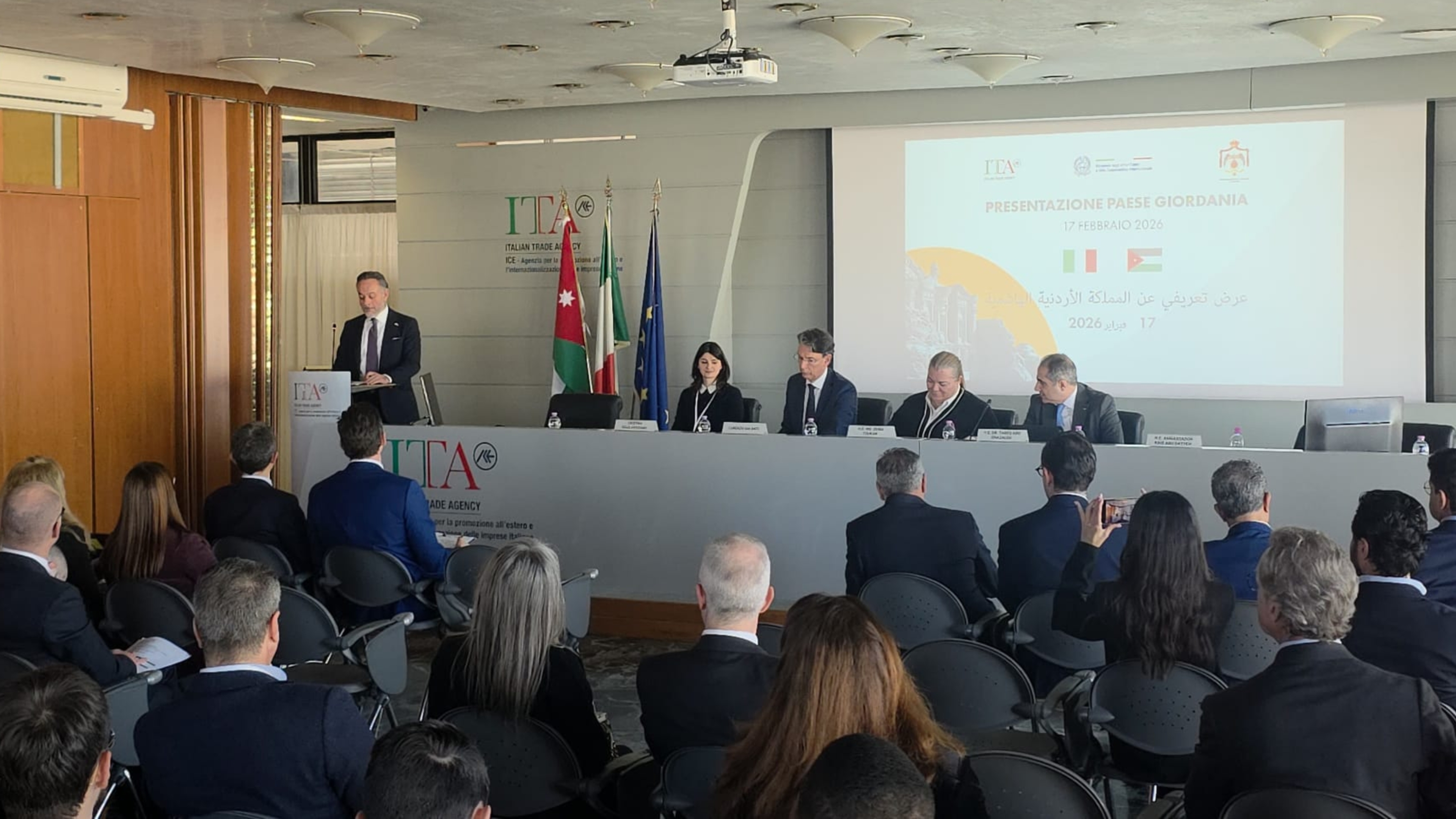 Jordan Steps Up EU Investment Push with High-Level Rome Visit