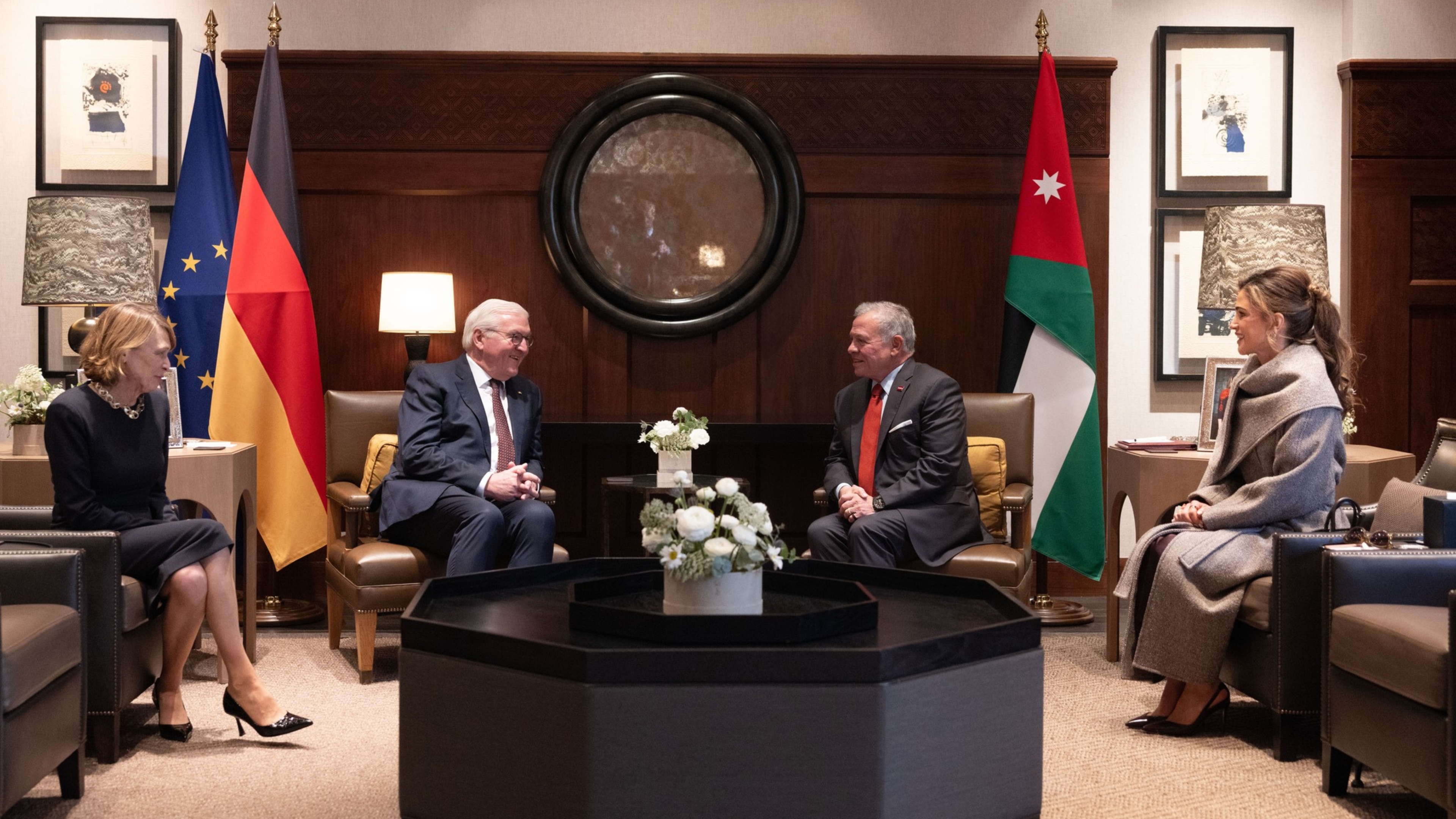 الملك والرئيس الألماني يبحثان في عمان سبل توطيد التعاون ومستجدات المنطقة