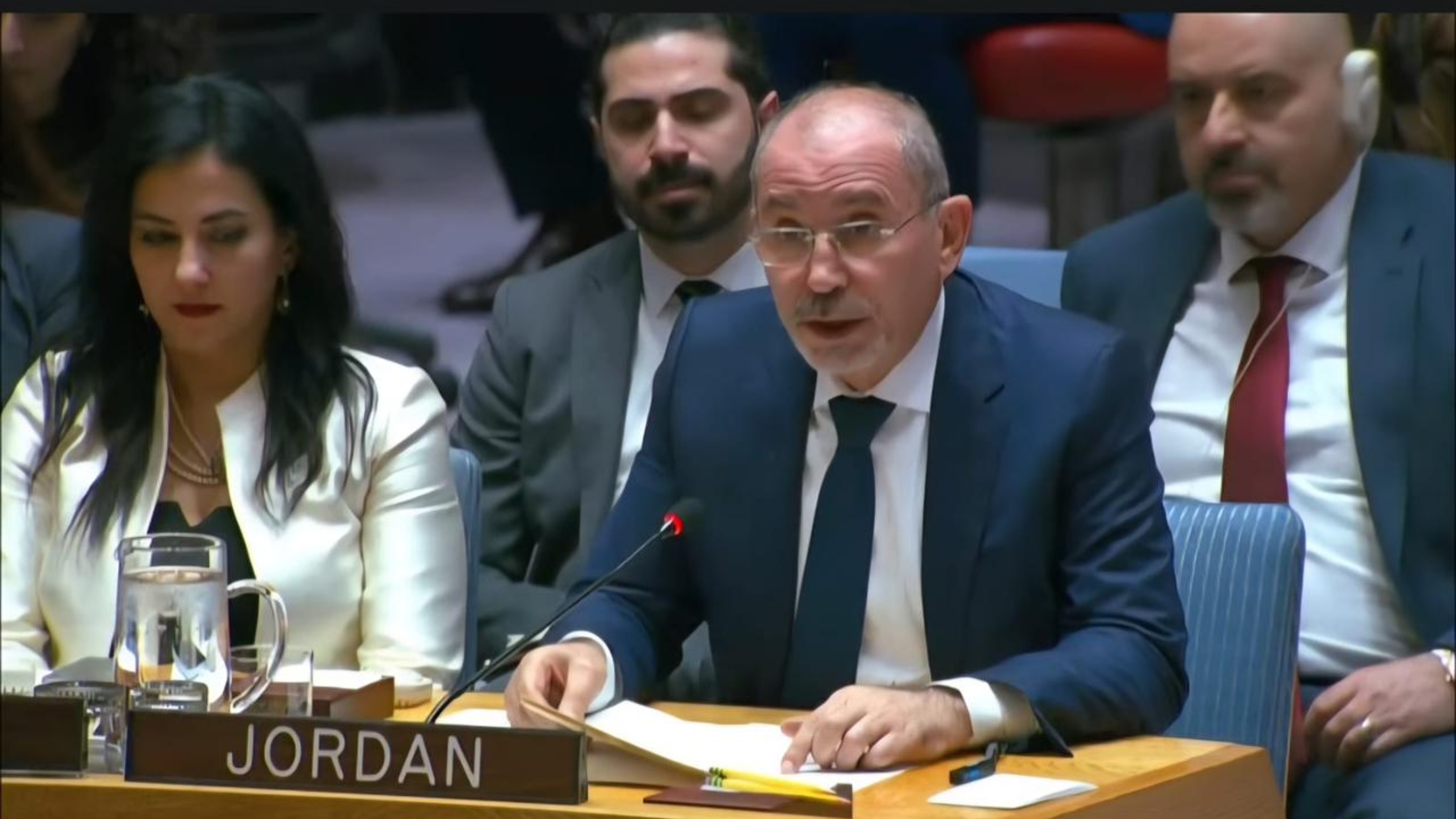 Jordan participates in United Nations Security Council briefing on Middle East situation