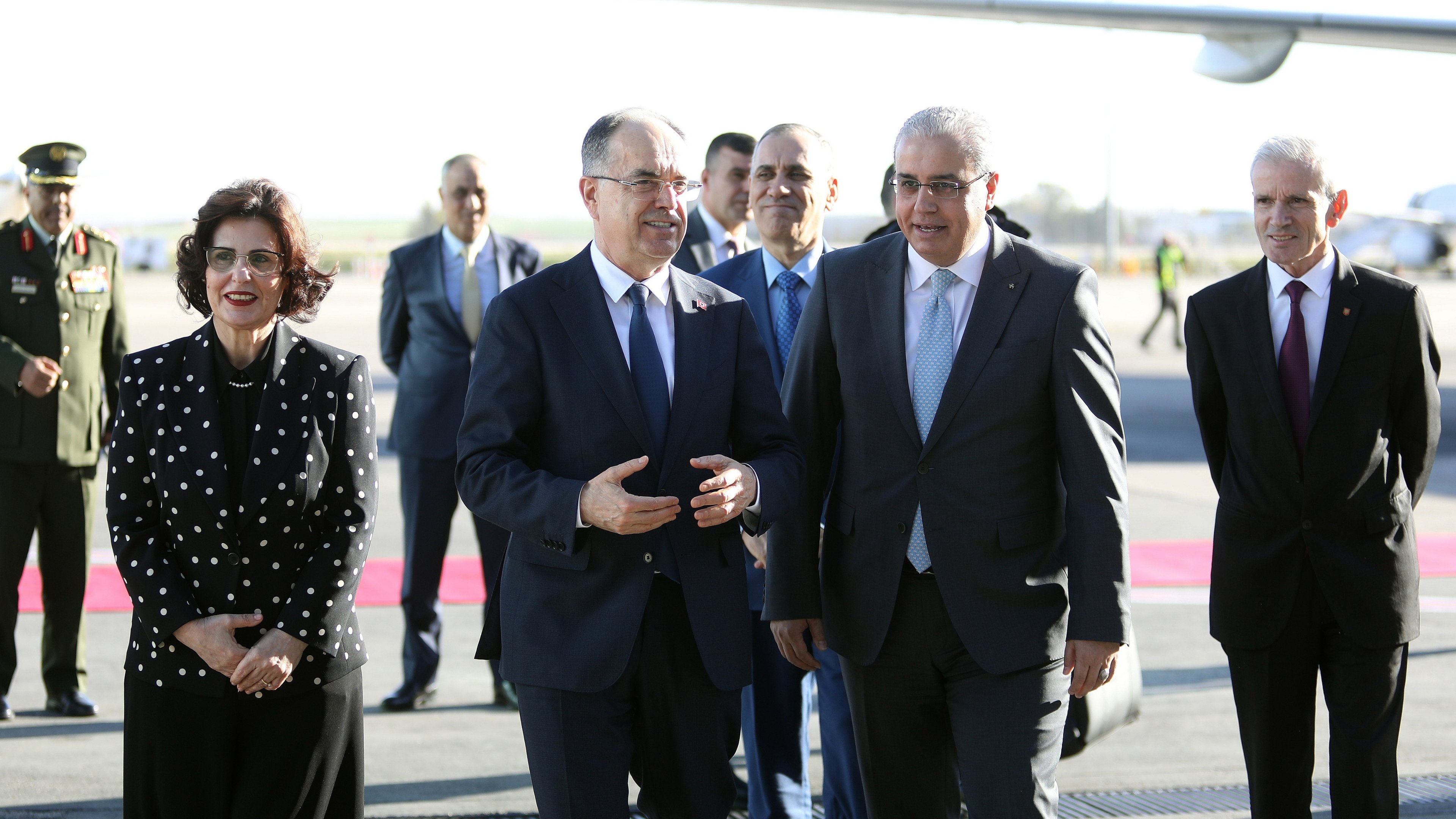 Albanian President Arrives in Jordan