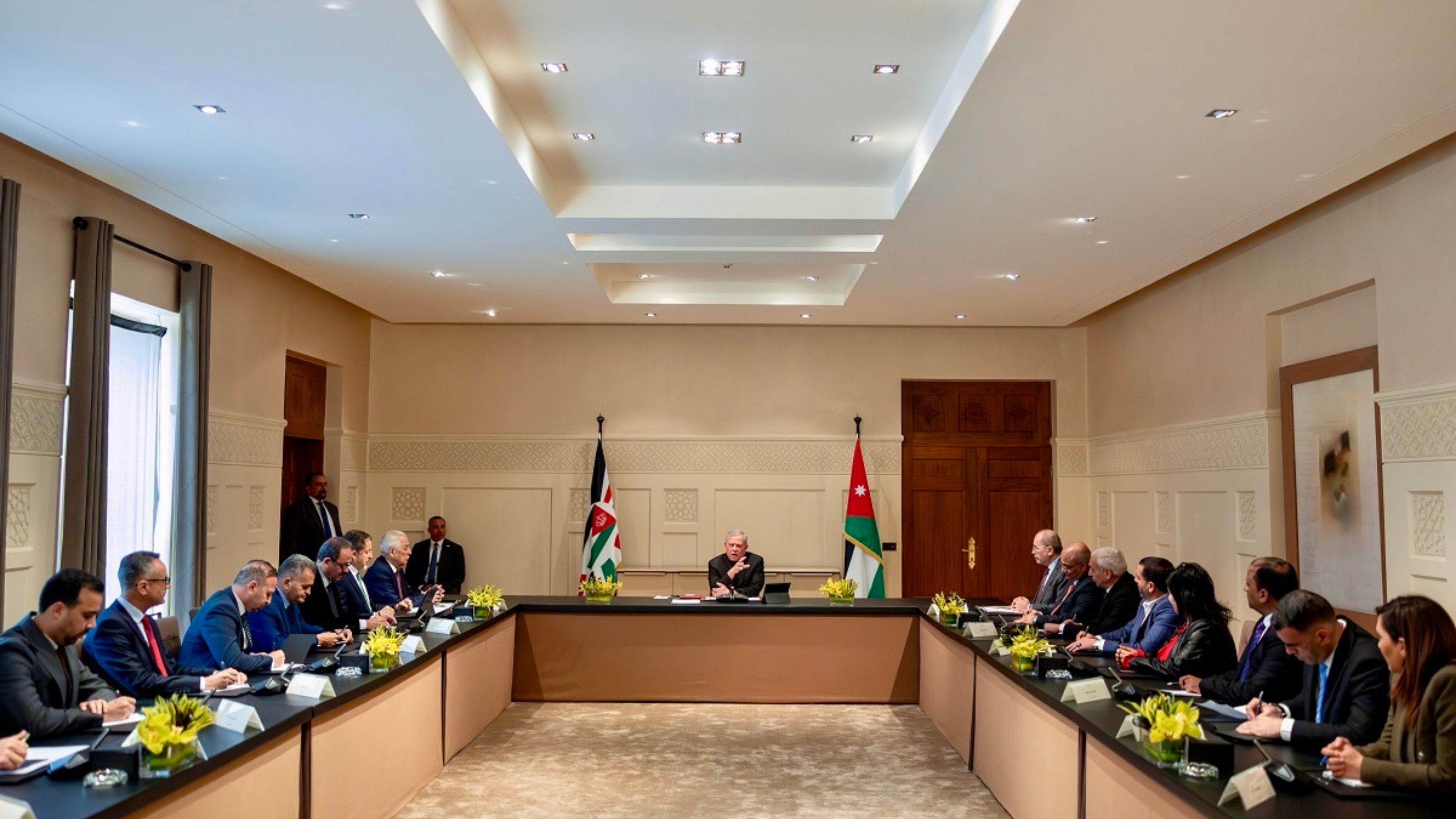 King meets with Jordan Press Association council members