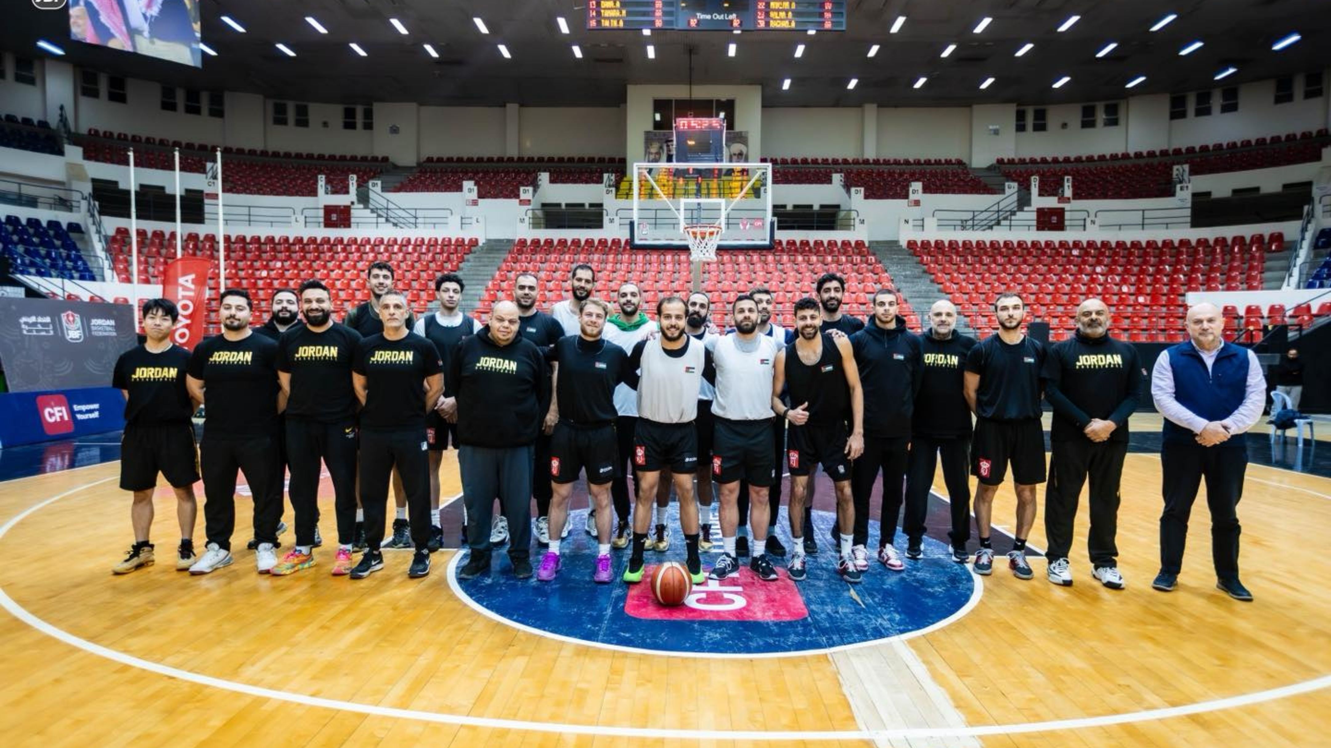 المنتخب الوطني لكرة السلة يبدأ تدريباته في بيروت