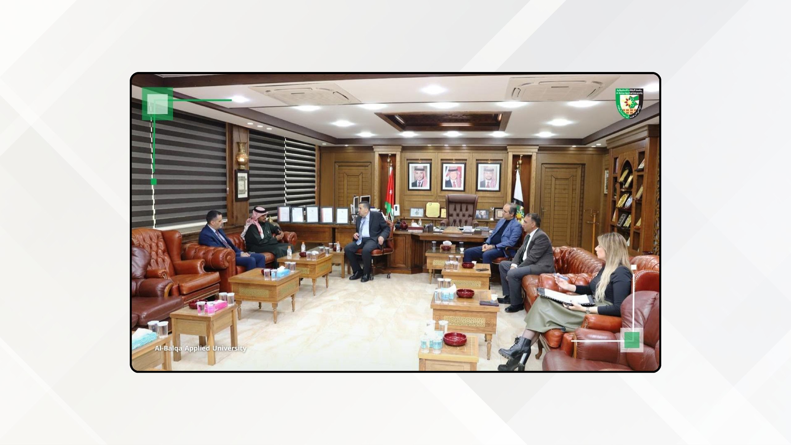 بحث تعزيز التعاون بين البلقاء التطبيقية والملحقية الثقافية القطرية