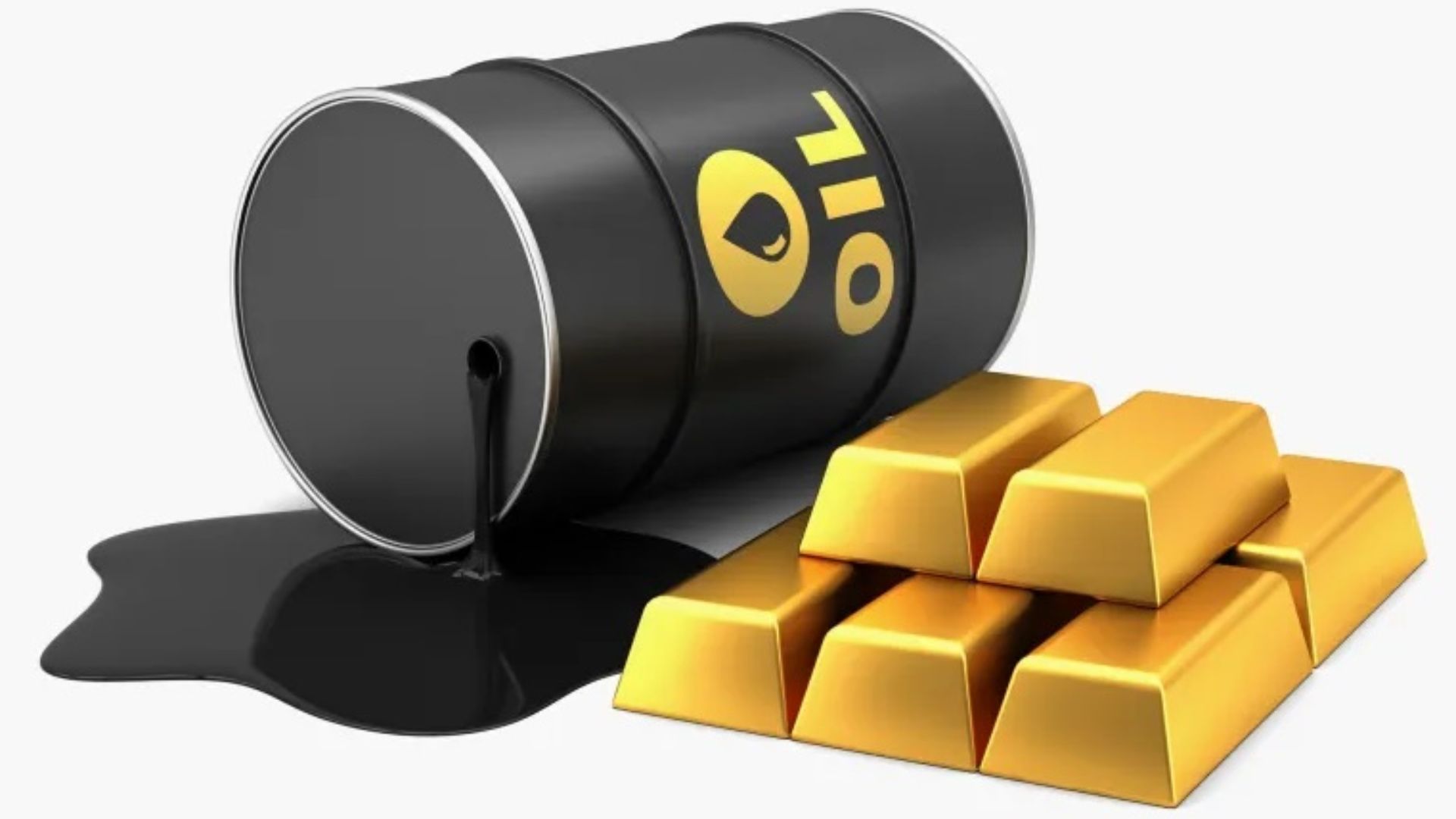 ارتفاع أسعار الذهب وانخفاض النفط عالميا