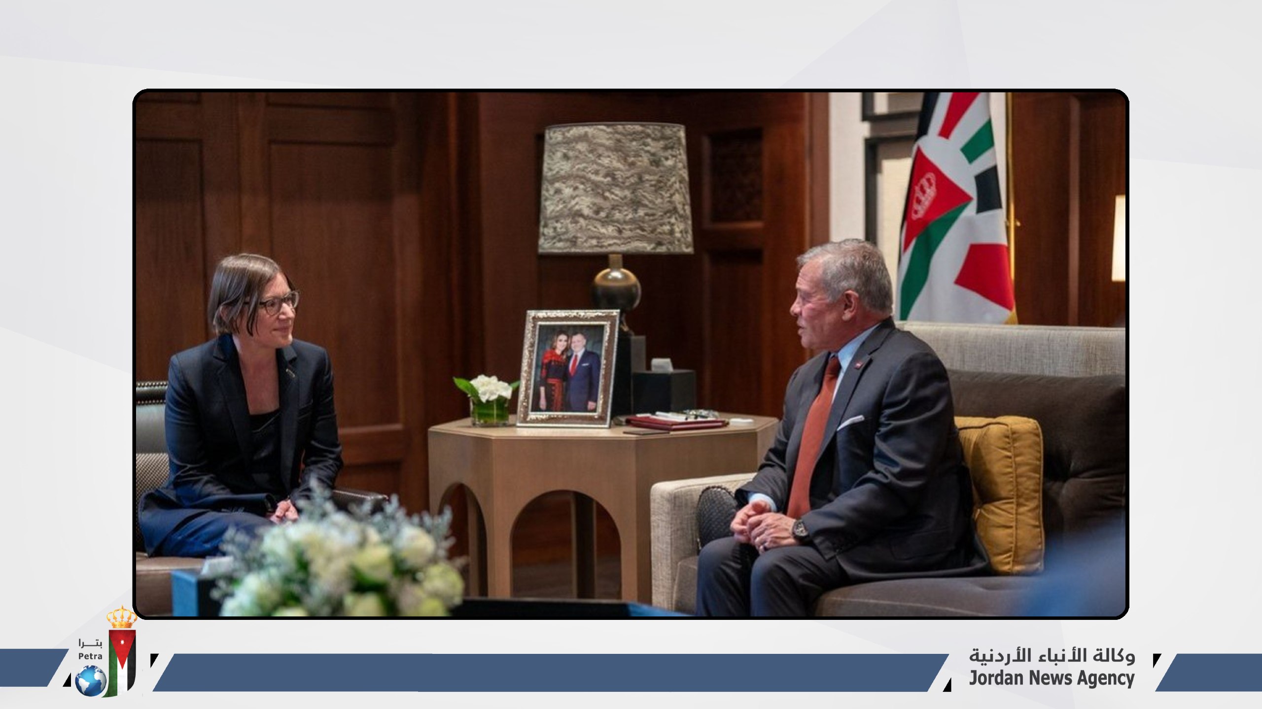 الملك يستقبل رئيسة اللجنة الدولية للصليب الأحمر