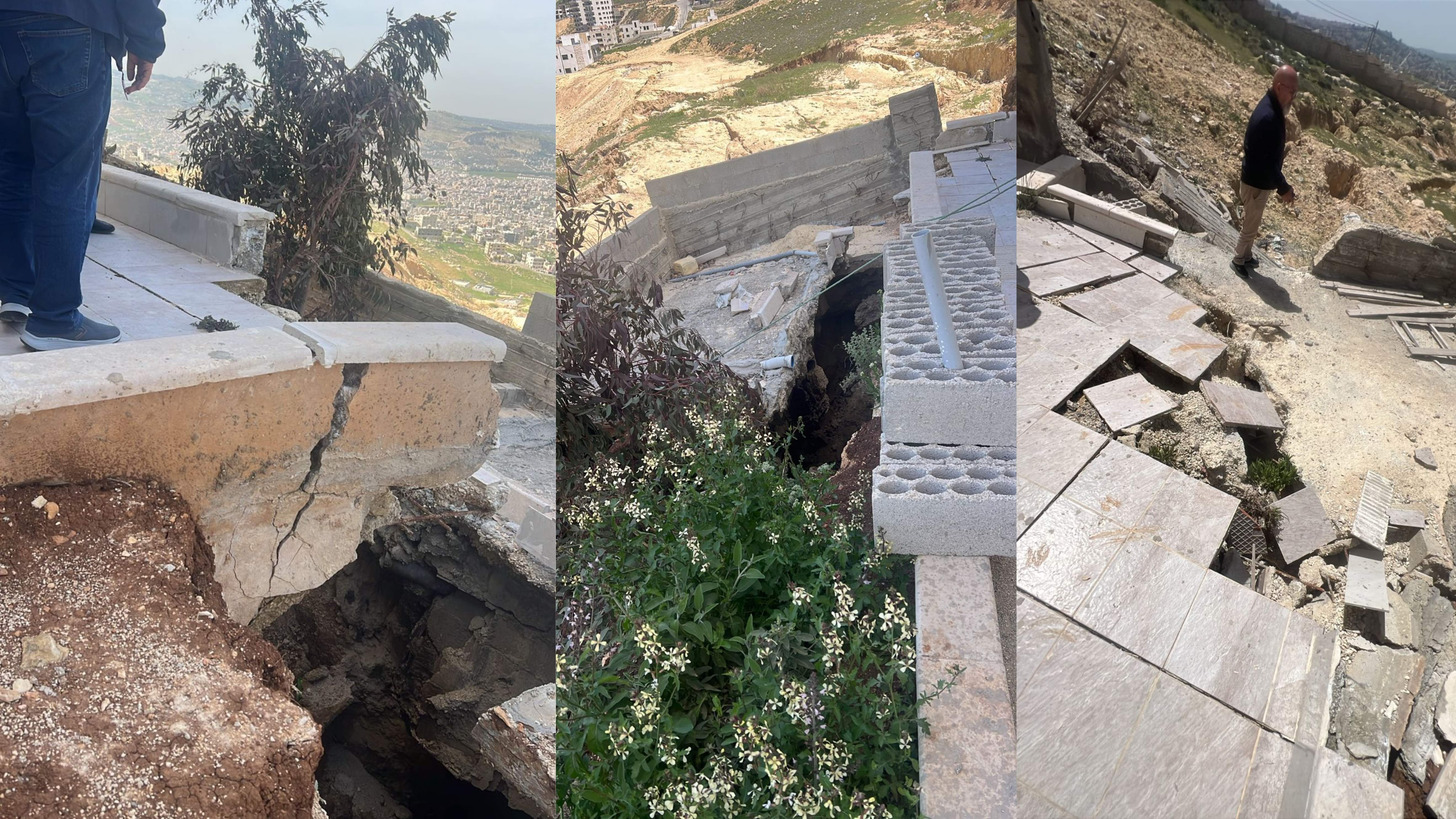 إخلاء عمارة في صافوط بسبب فالق صخري وتحرك طبقات الأرض