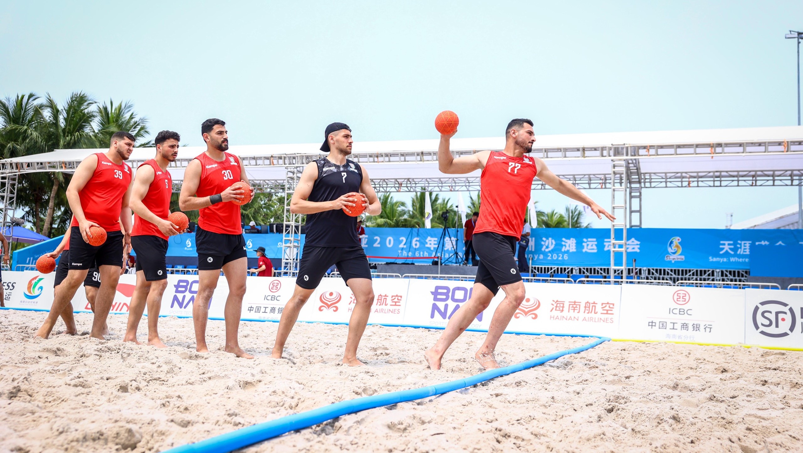 منتخب "اليد الشاطئية" يبدأ تحضيراته في سانيا للمشاركة الآسيوية