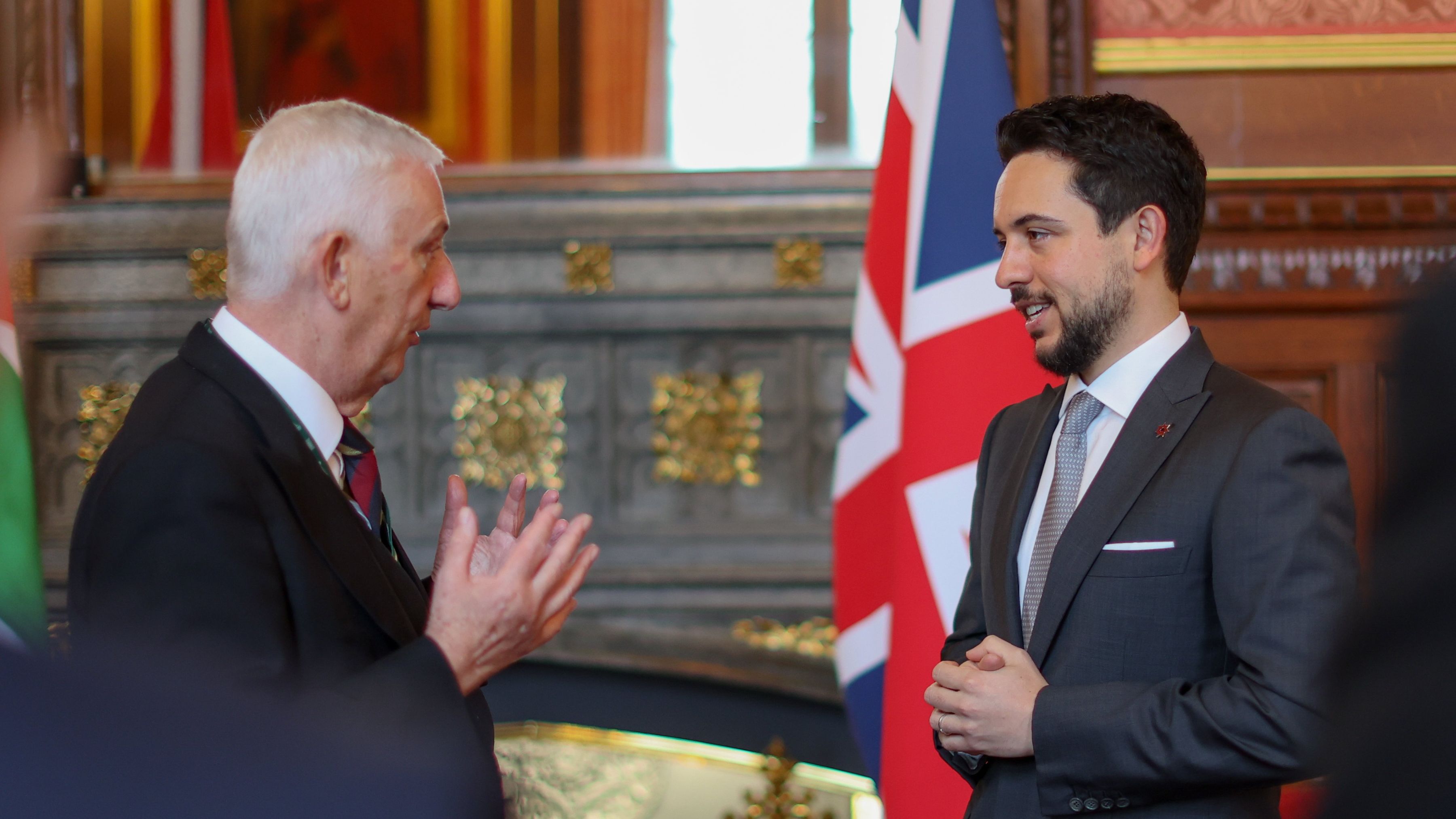Crown Prince meets with UK House of Commons speaker, International Development Committee chair