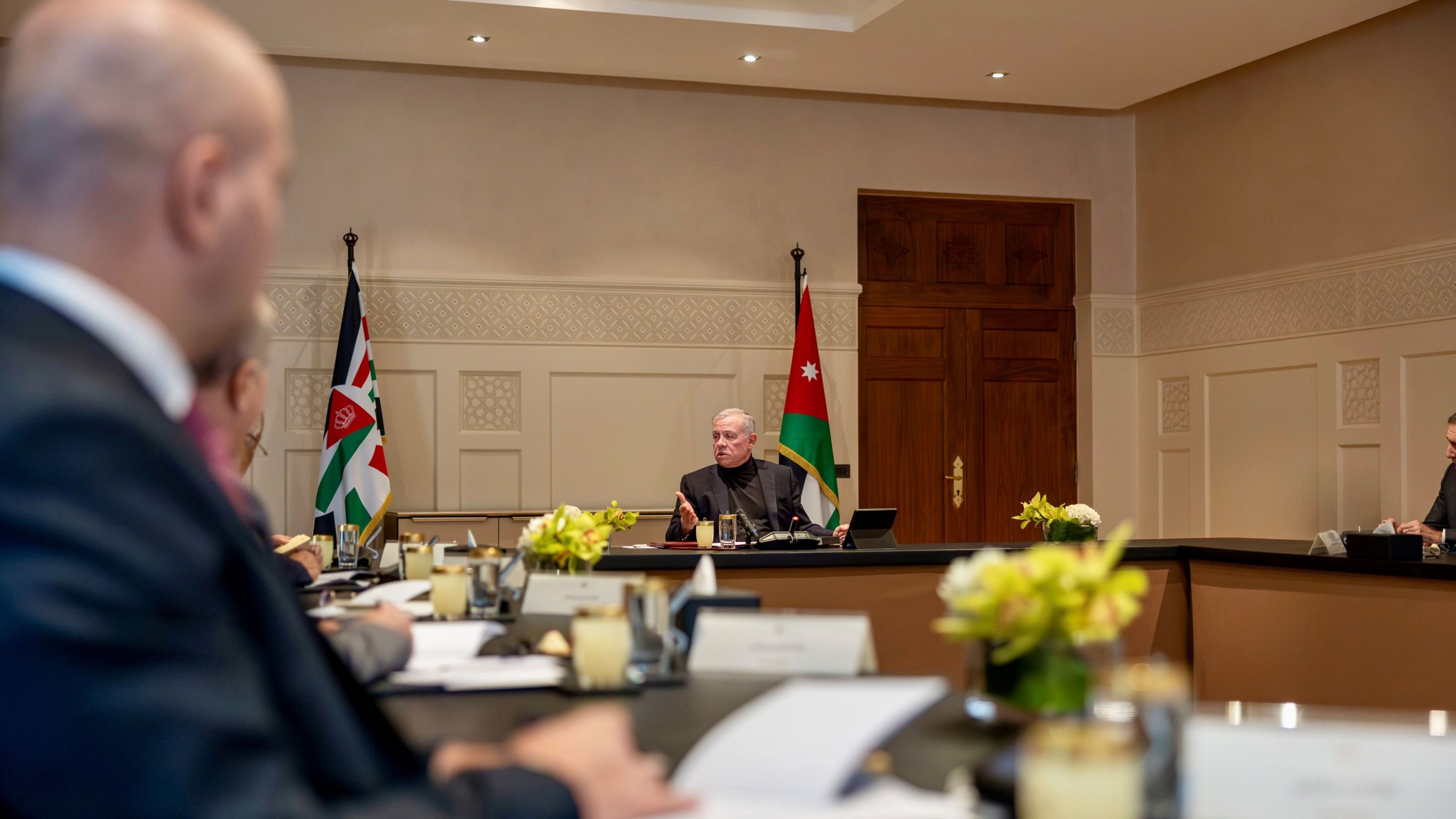 الملك يلتقي أعضاء المكتب الدائم لمجلس الأعيان