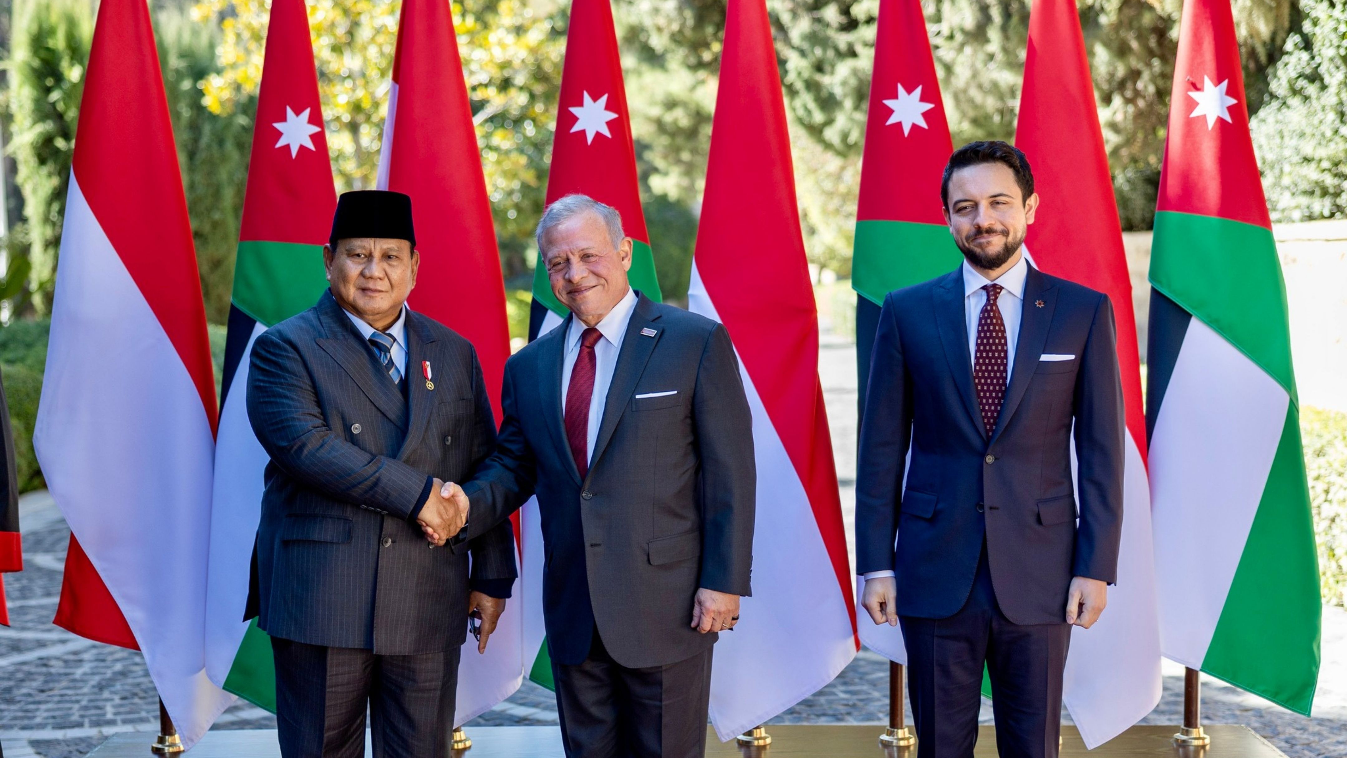 King, Indonesia president hold talks at Basman Palace