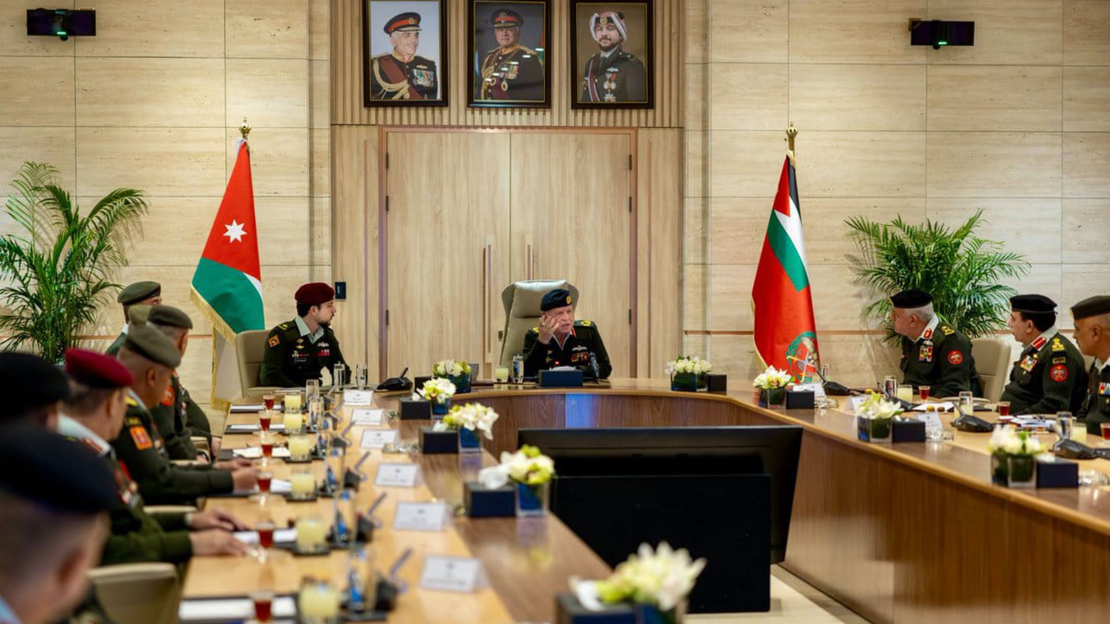 King, Crown Prince visit JAF General Command