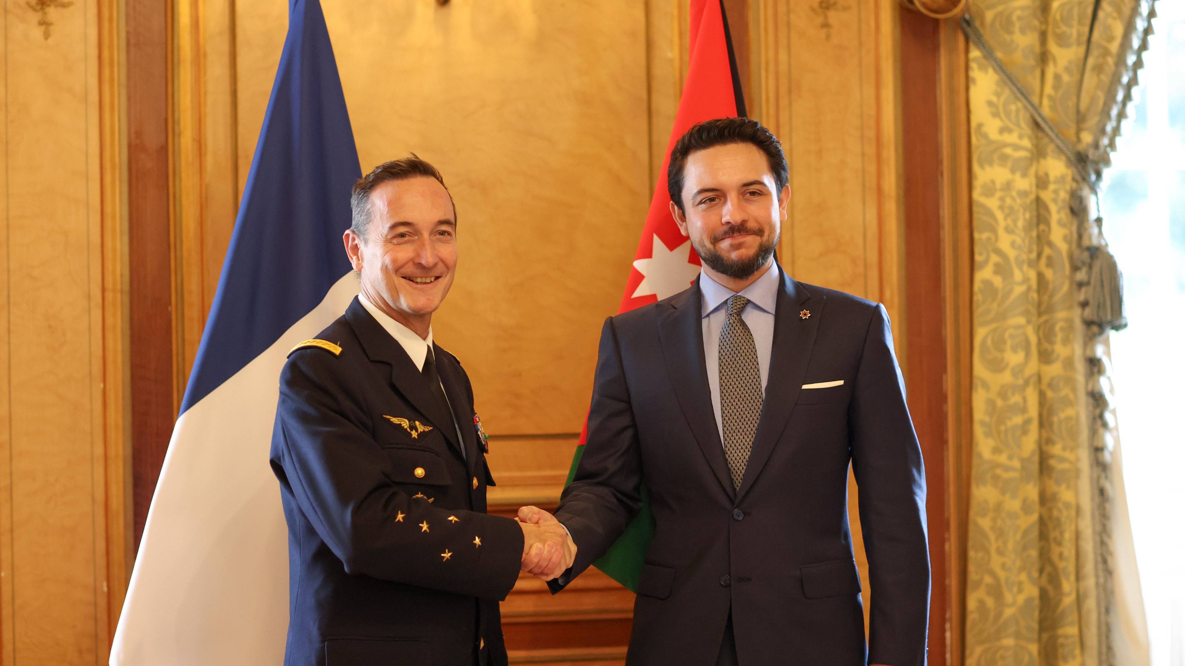 Crown Prince meets French army chief, visits National Gendarmerie Intervention Group