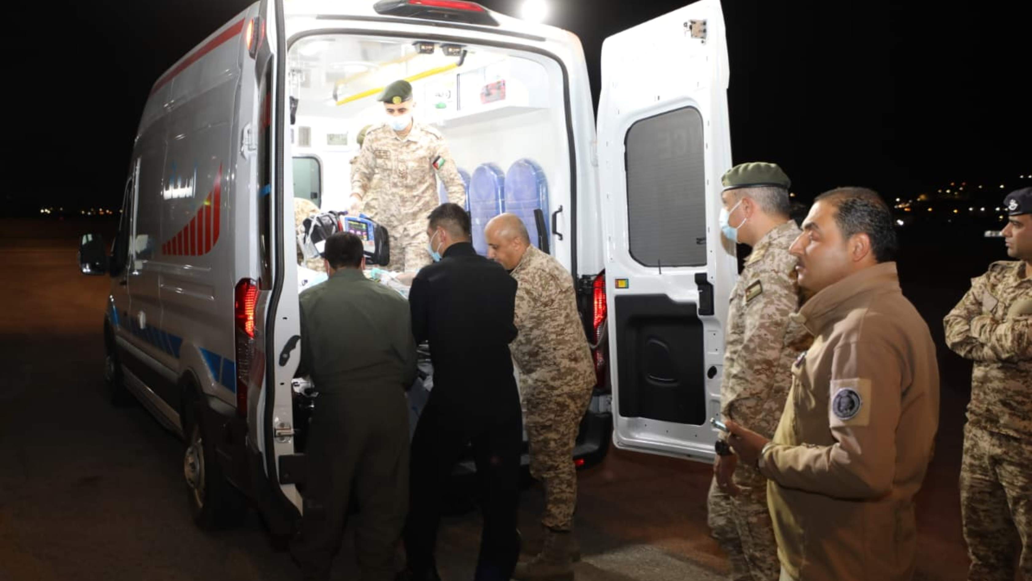 Upon Royal directives, army aircraft evacuates critically injured Jordanian from Qatar