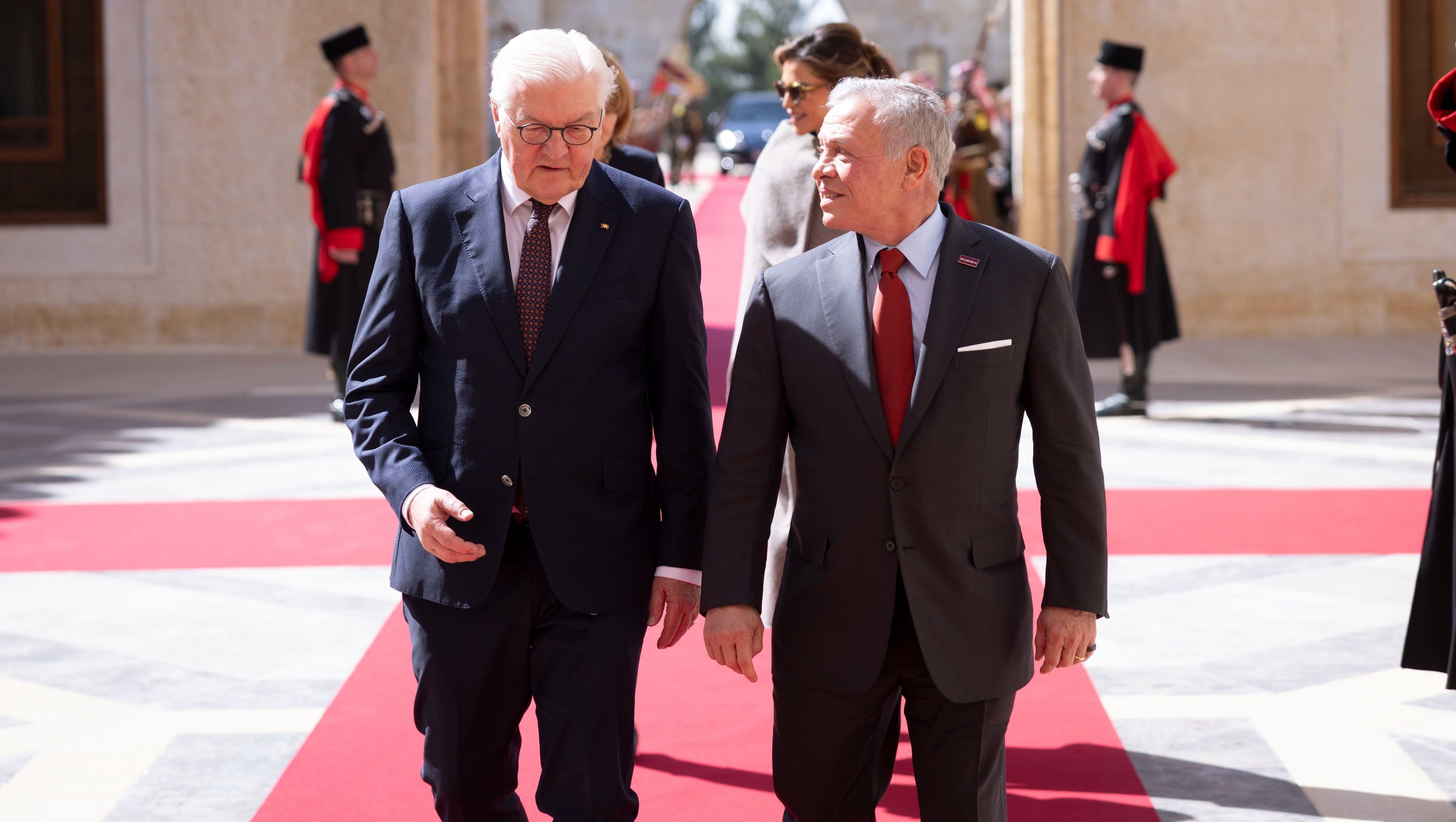  الملك والرئيس الألماني يبحثان في عمان سبل توطيد التعاون ومستجدات المنطقة