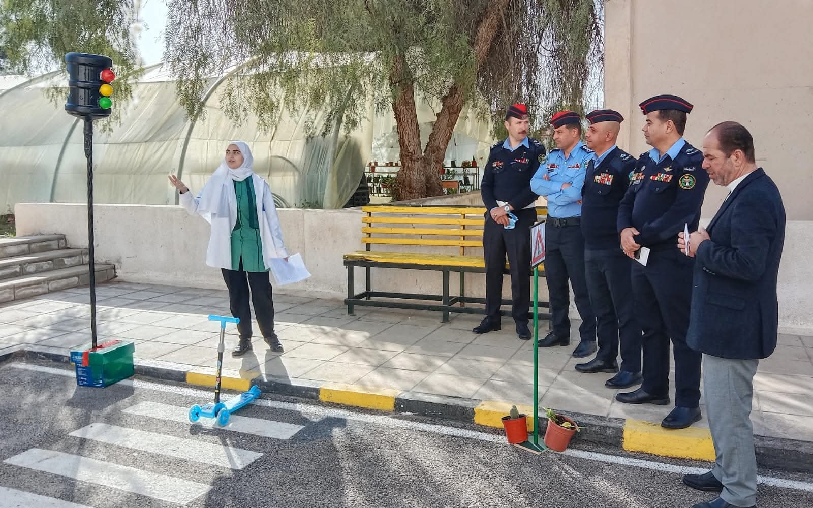 افتتاح حديقة مرورية بمدرسة الأميرة هيا في الرمثا