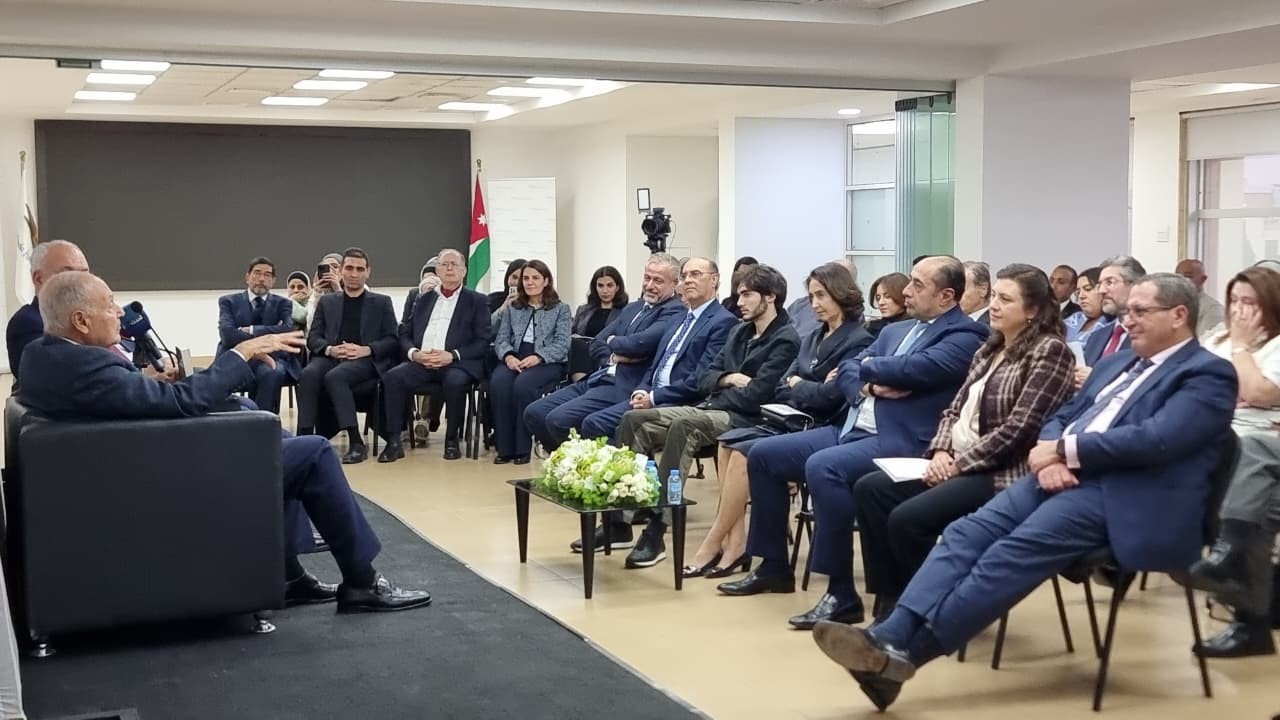  الأميرة ريم علي تستضيف أمين جامعة الدول العربية بلقاء حواري