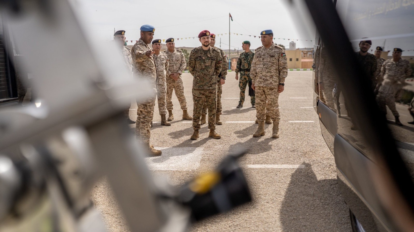  ولي العهد يزور مديرية سلاح الهندسة الملكي