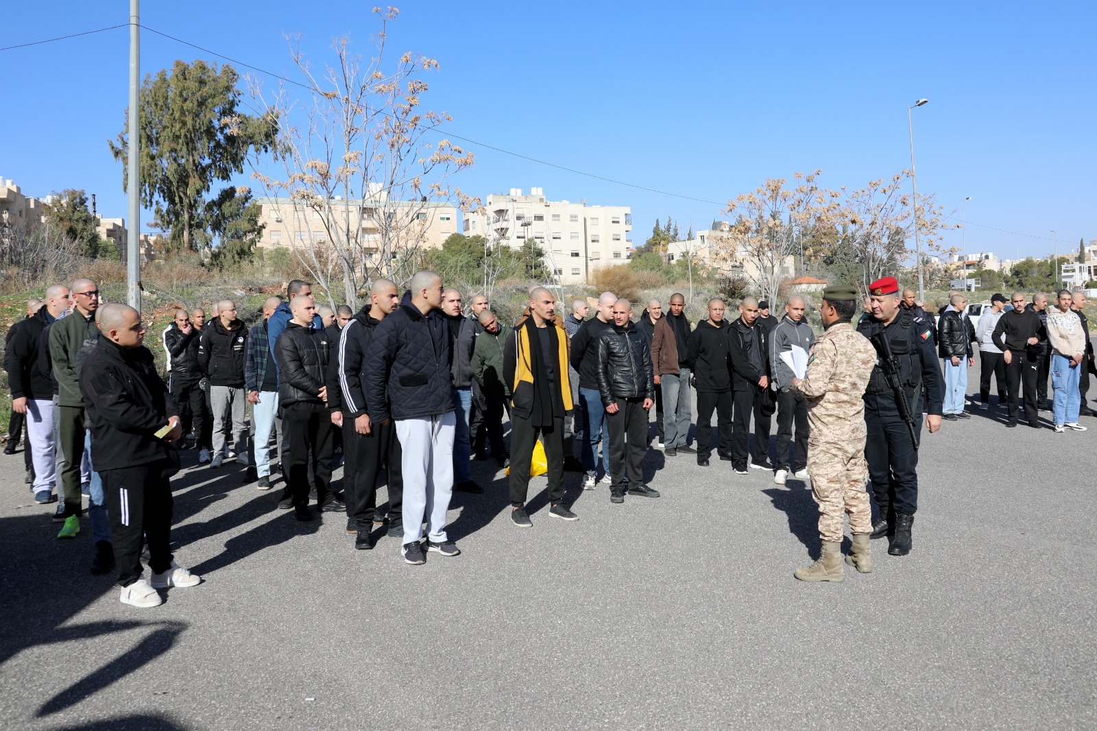  بدء التحاق مكلفي خدمة العلم بمركز التدريب في شويعر