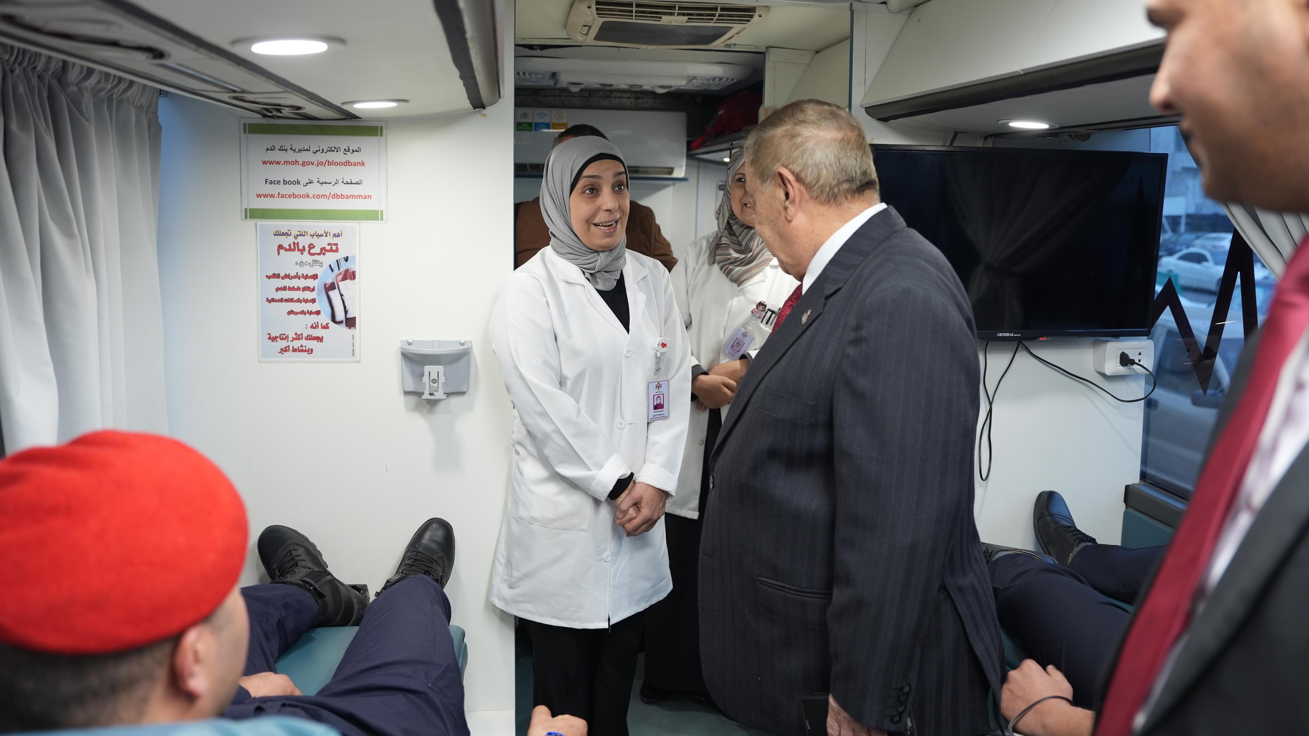  الأمانة العامة لمجلس الأعيان تنظم حملة تبرع بالدم 