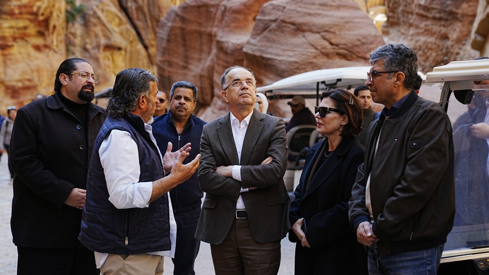  الرئيس الألباني يزور البترا