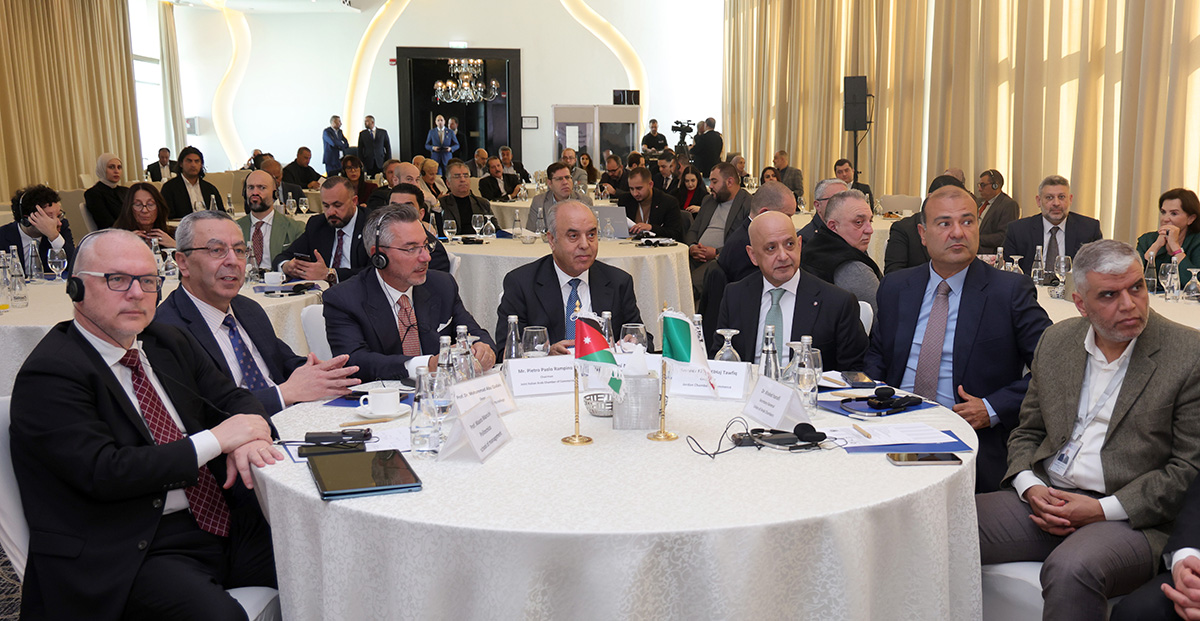  الملتقى الأردني الإيطالي للأعمال: الأردن يرسخ موقعه بالمنطقة كمقر للتجارة والاستثمار
