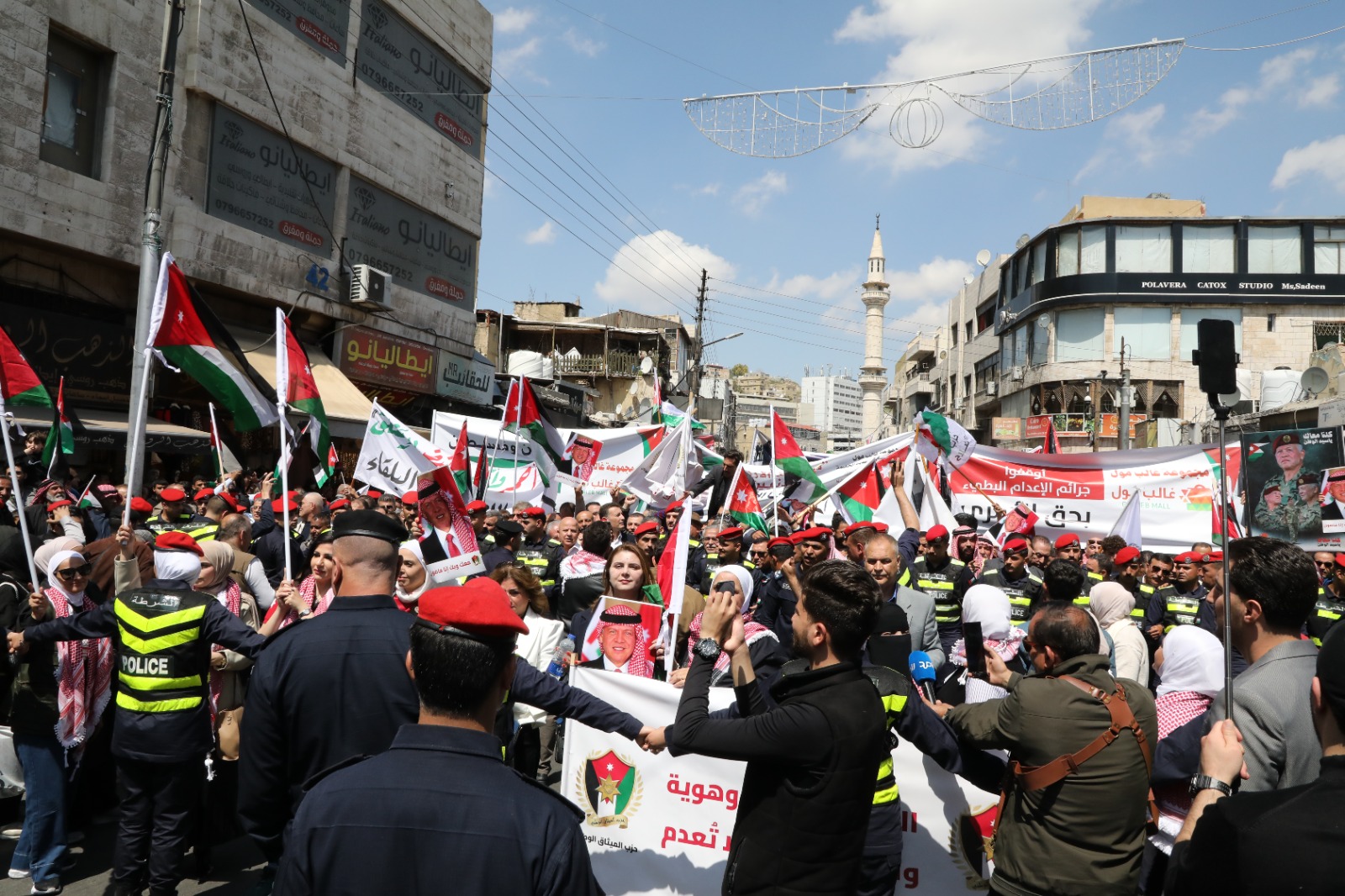  مسيرة تؤكد ثبات الموقف الأردني ودعم رسائل الملك تجاه القدس