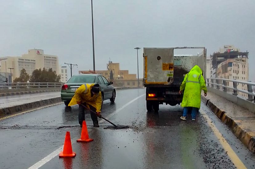  أمانة عمان: 4600 من كوادرنا تعاملت مع 235 ملاحظة خلال المنخفض