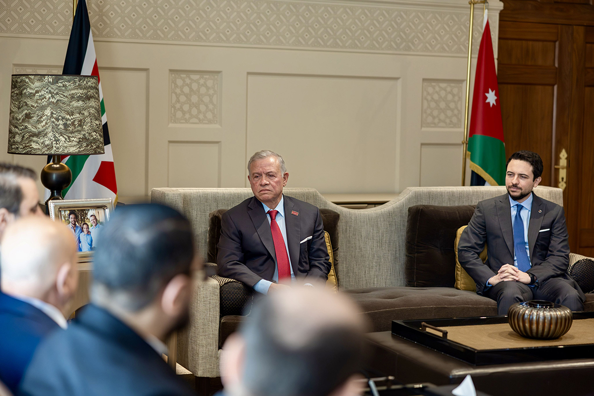  الملك يستقبل الوفد الوزاري السوري المشارك باجتماعات مجلس التنسيق الأعلى المشترك