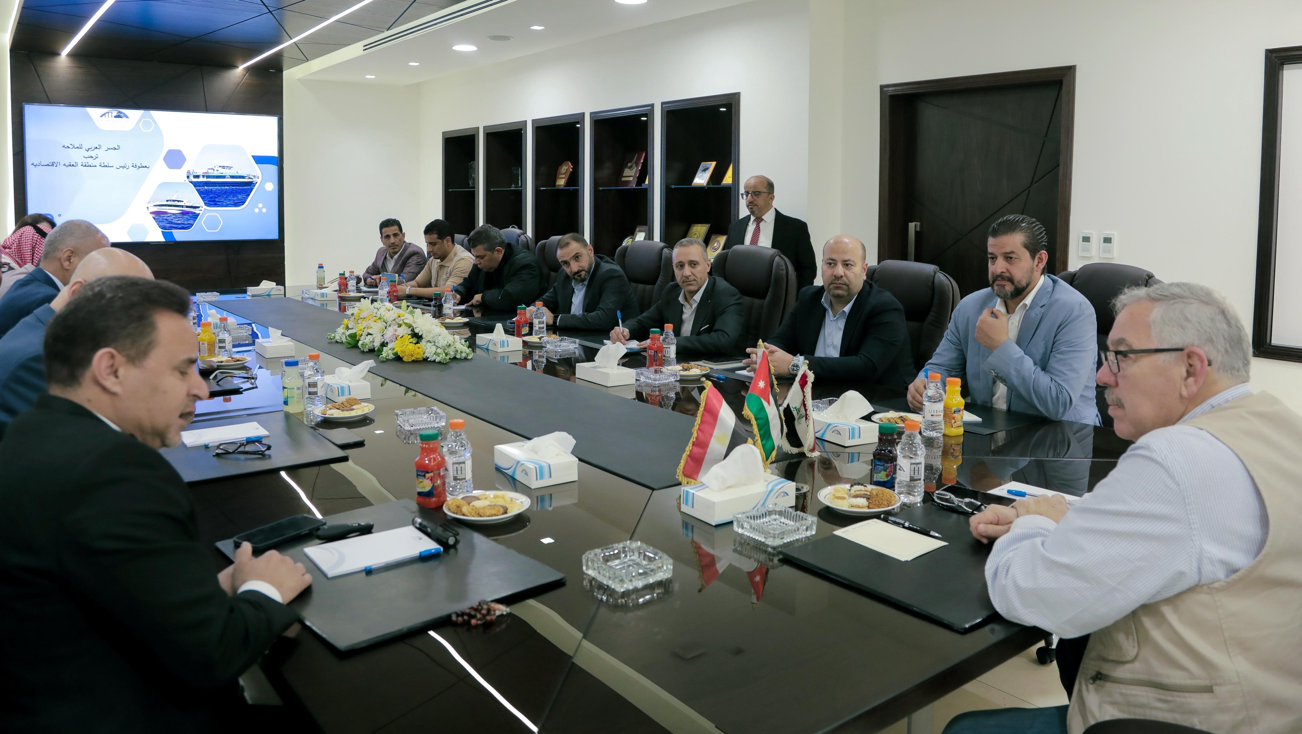 "العقبة الخاصة" تلتقي إدارة شركة  الجسر العربي