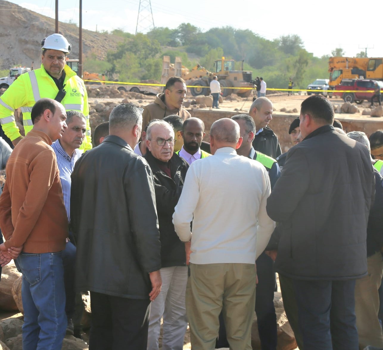  وزراء الداخلية والأشغال والسياحة يعلنون إجراءات فورية لمعالجة أضرار الهطول المطري في الكرك