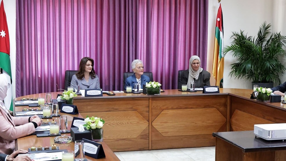  الأميرة منى الحسين تترأس اجتماع مجلس كليّة التمريض في الجامعة الأردنيّة