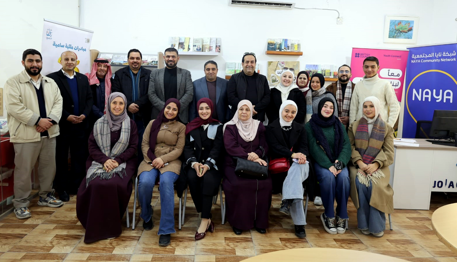  افتتاح ركن مكتبة بمركز زها الثقافي بالزرقاء