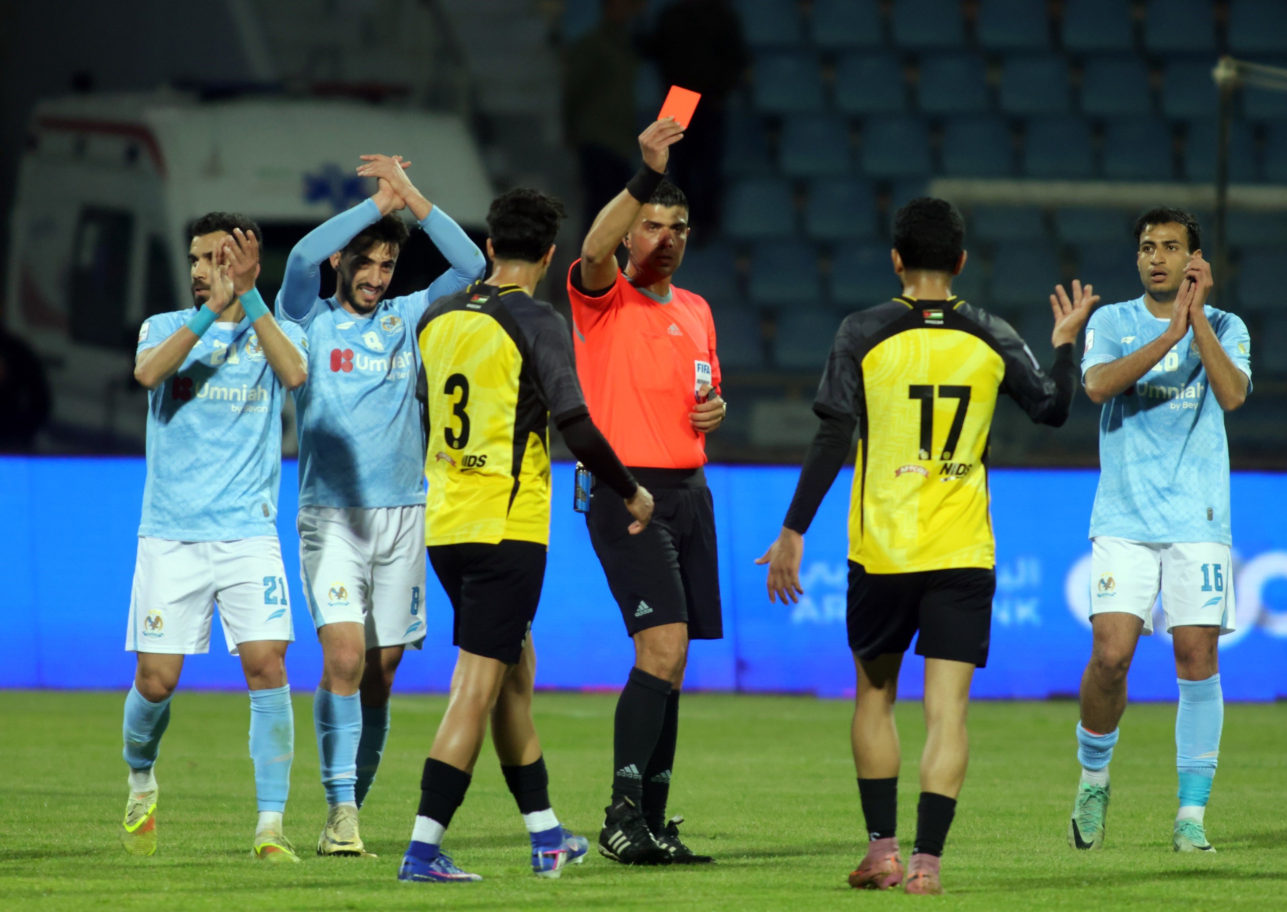  الفيصلي يفوز على الحسين إربد ويعادل رصيده نقطياً