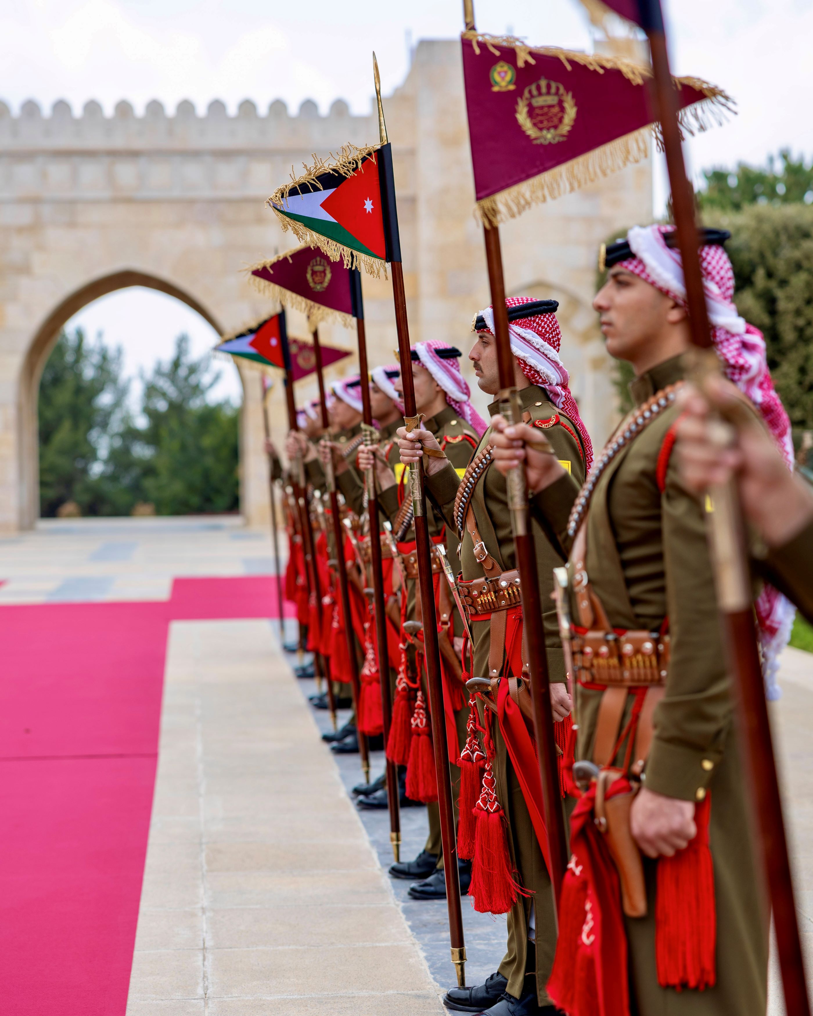  الملك والرئيس الفنلندي يعقدان لقاء في قصر الحسينية