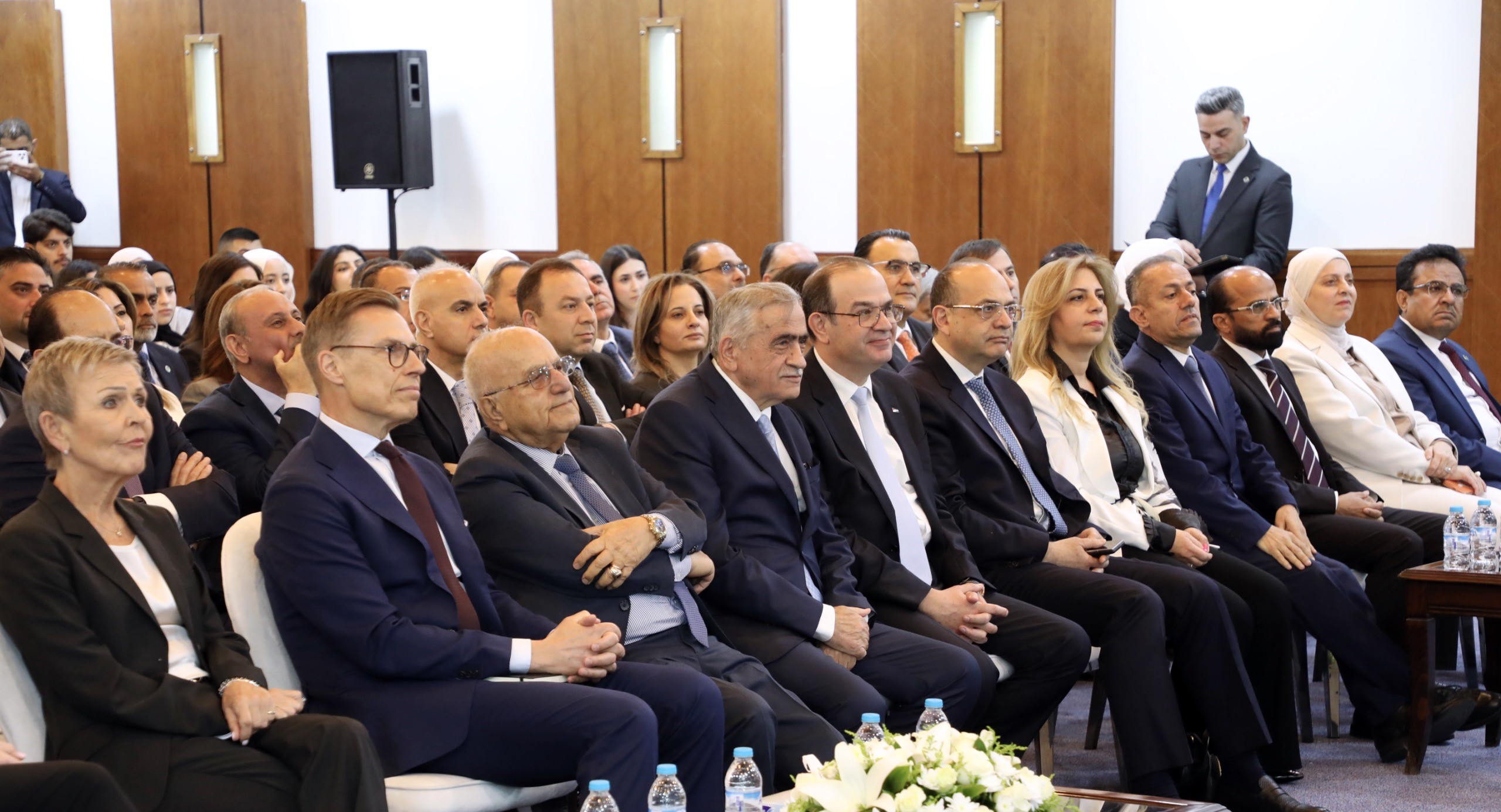  الرئيس الفنلندي يحاضر في الجامعة الأردنيّة عن التحولات العالمية وتغير ميزان القوى