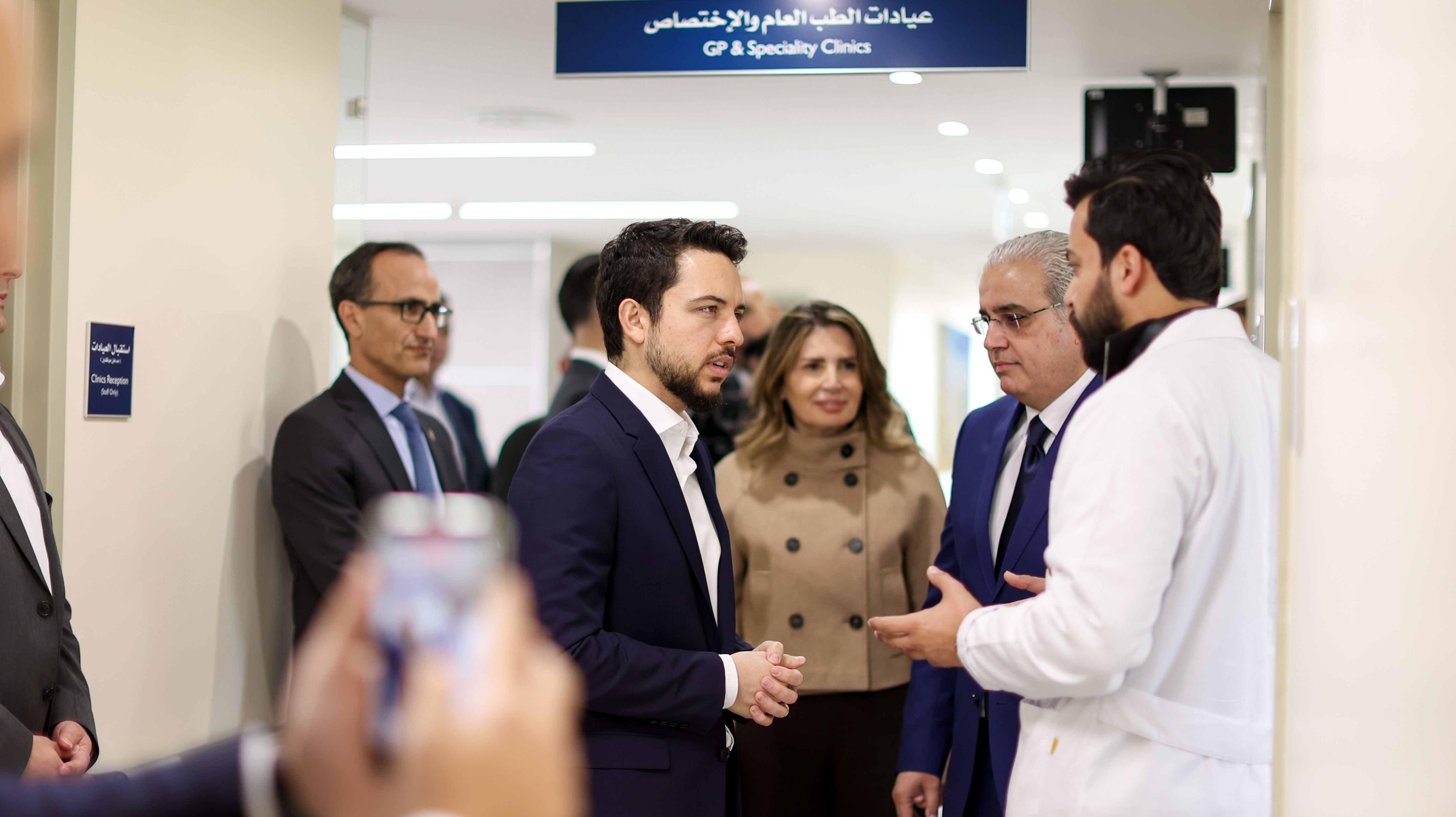  ولي العهد يفتتح مشروع إعادة تأهيل وتطوير مركز صحي جرش الشامل