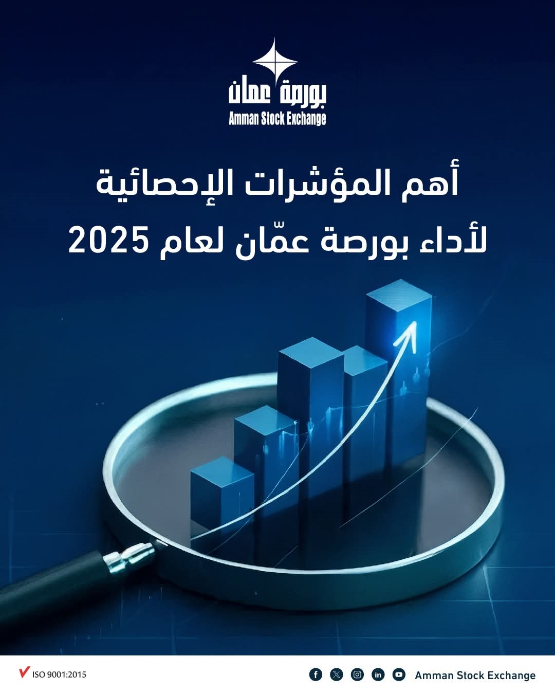  ارتفاع القيمة السوقية لبورصة عمان  إلى  26.5 مليار دينار 
