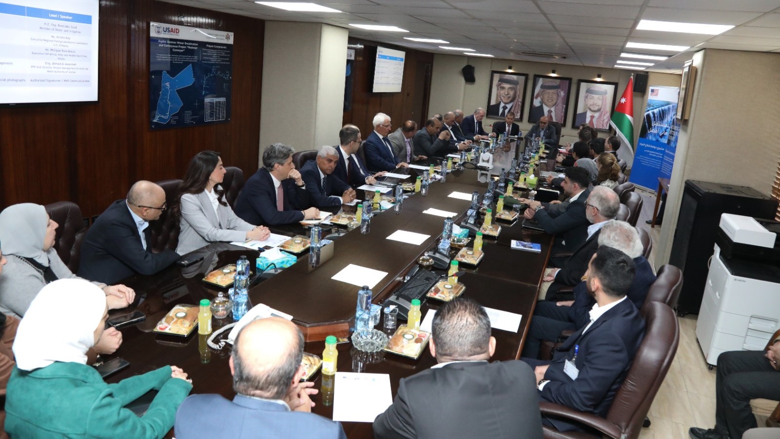 توقيع عقد تطوير خدمات المياه في محافظات الشمال 