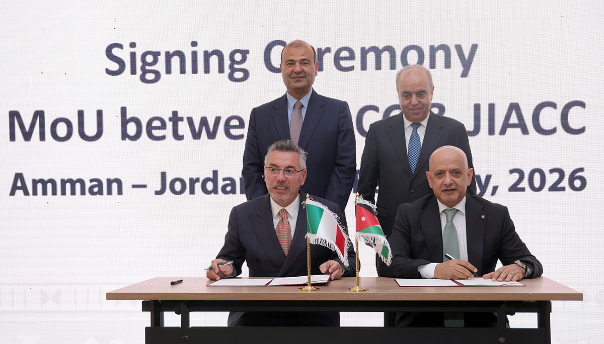  غرفتا "تجارة الأردن" و"العربية الإيطالية" توقعان اتفاقية لتدريب وتأهيل الشباب