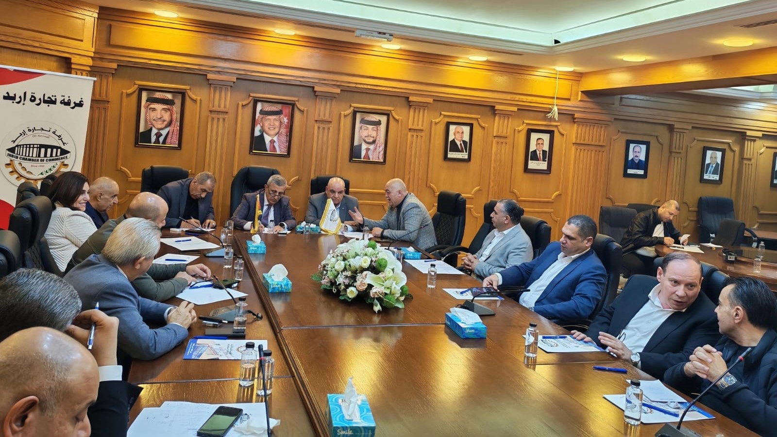  "تنمية الأعيان" تطلع على واقع العمل في القطاعين الصناعي والتجاري بإربد