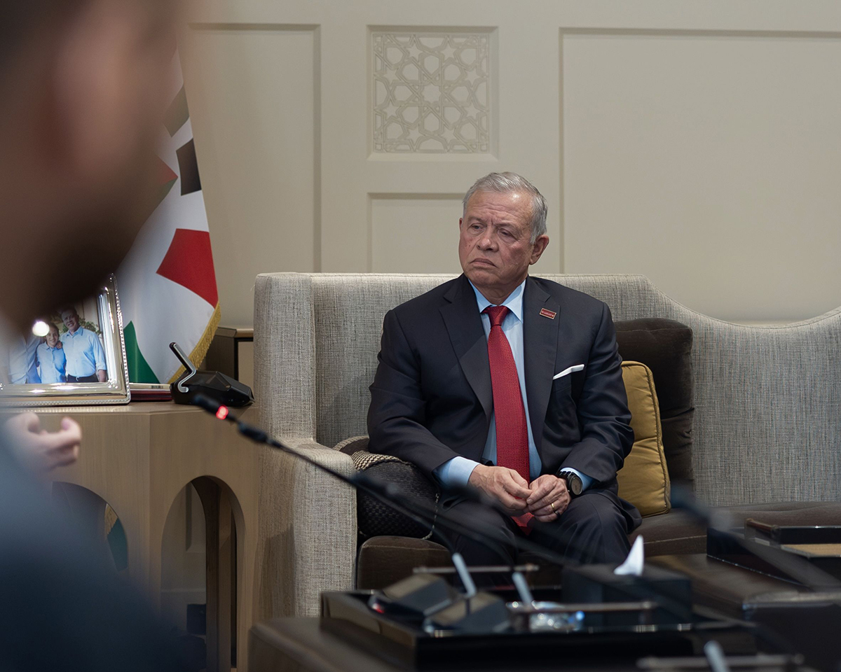  الملك يستقبل الوفد الوزاري السوري المشارك باجتماعات مجلس التنسيق الأعلى المشترك