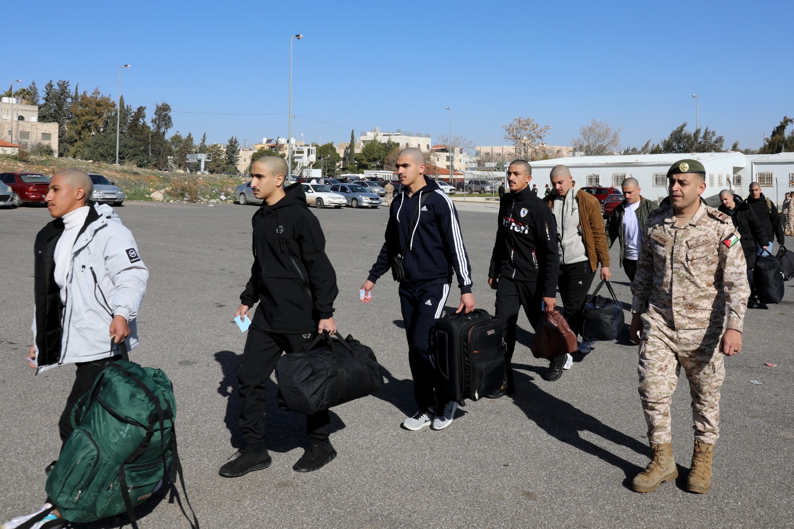  بدء التحاق مكلفي خدمة العلم بمركز التدريب في شويعر